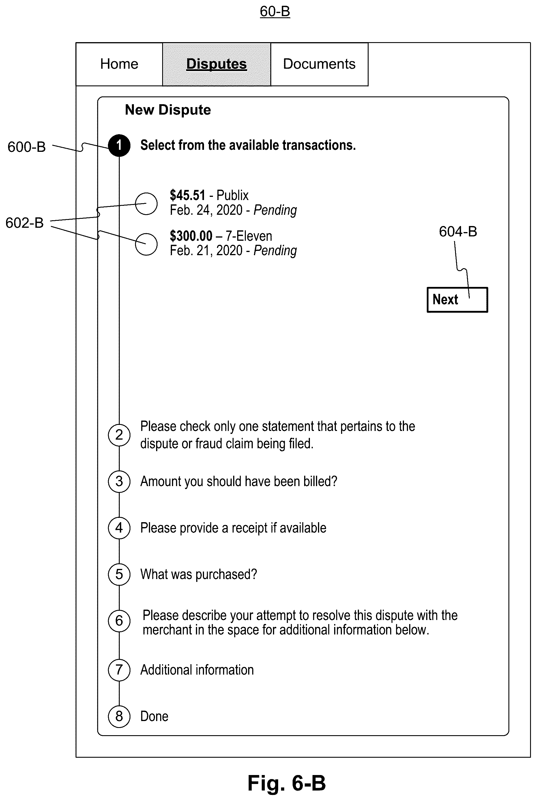 Patent US12614196 Figure 7 – Systems and methods to manage transaction disputes using predictions based on anomalous data