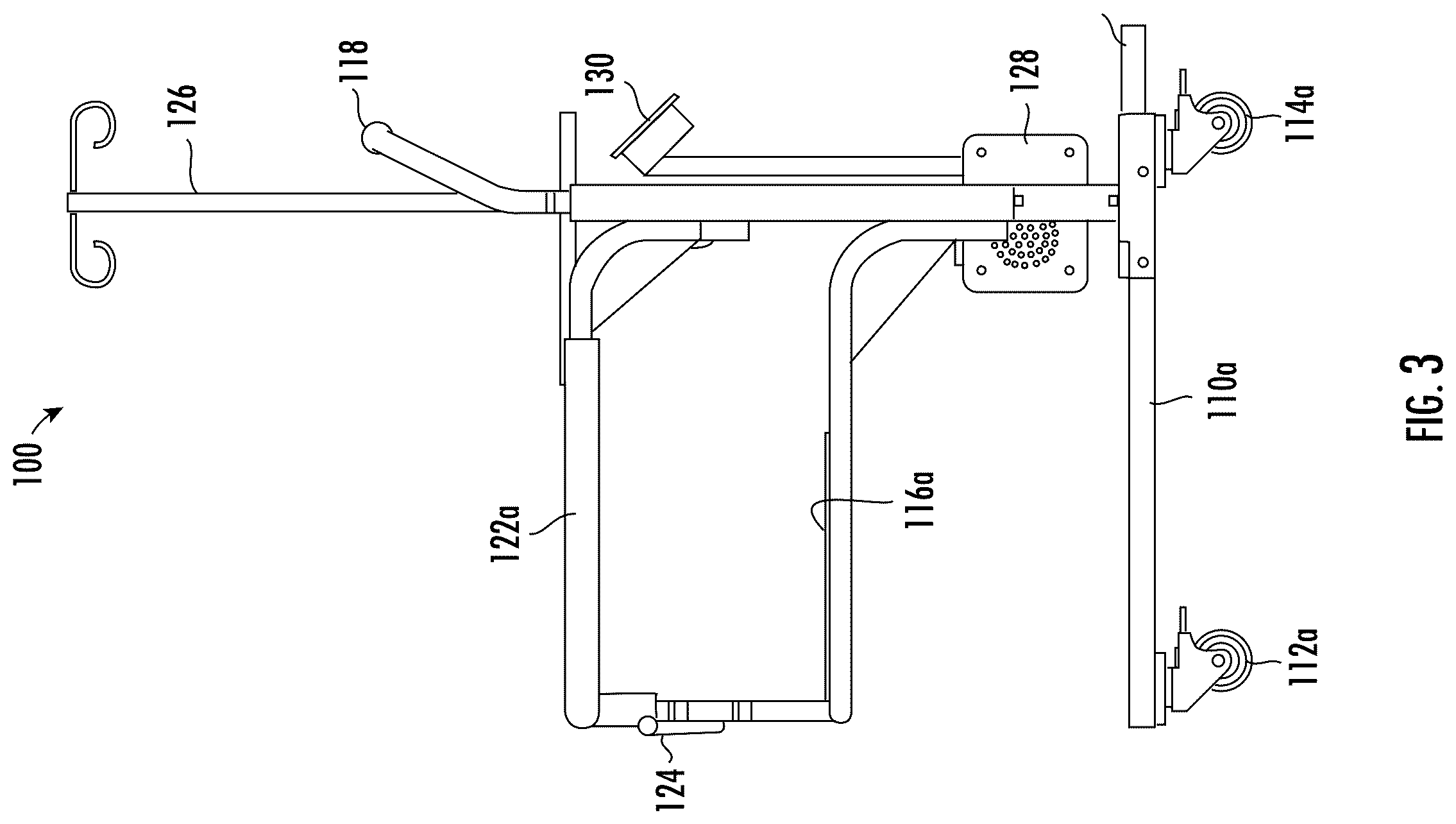 Patent US12614199 Figure 3 – Motorized lifting and transfer chair