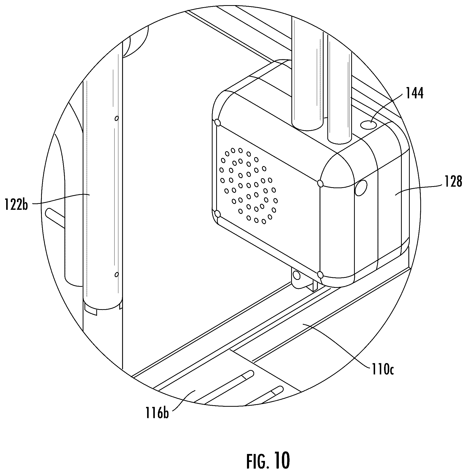 Patent US12614199 Figure 9 – Motorized lifting and transfer chair