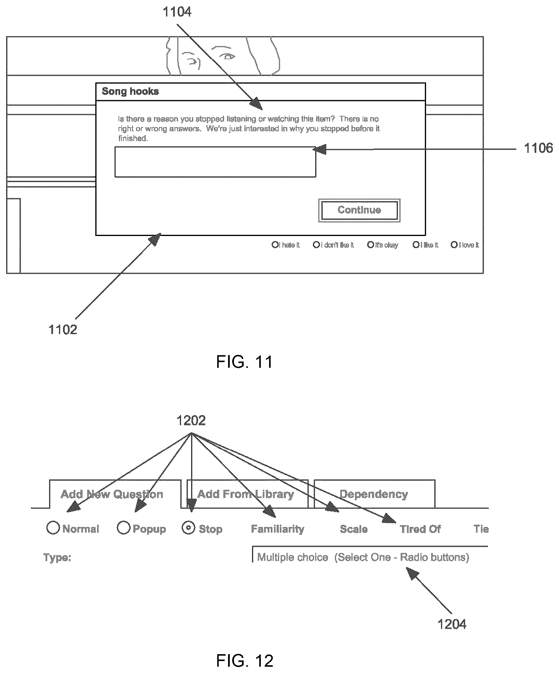 Patent US12614202 Figure 7 – Parameters for generating an automated survey