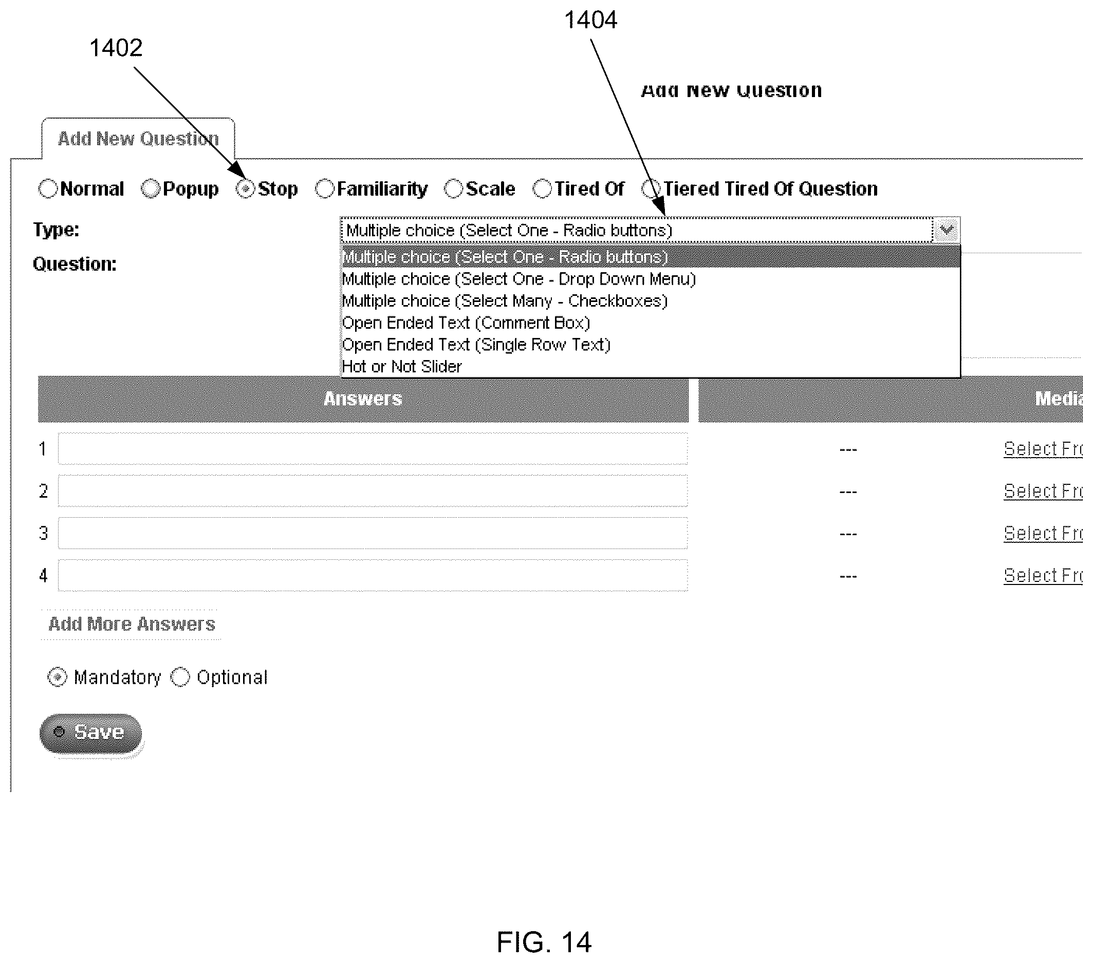 Patent US12614202 Figure 9 – Parameters for generating an automated survey