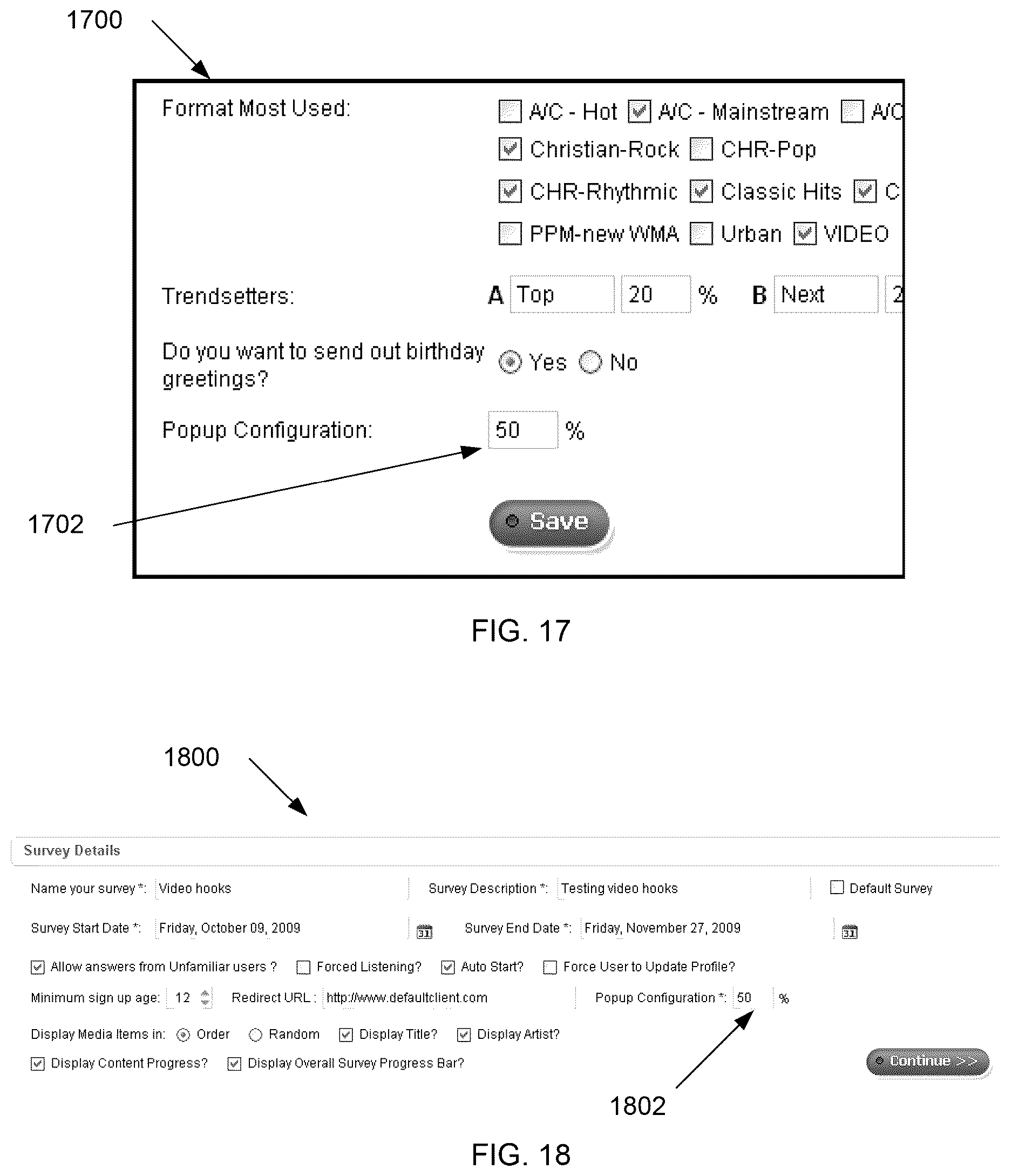 Patent US12614202 Figure 11 – Parameters for generating an automated survey