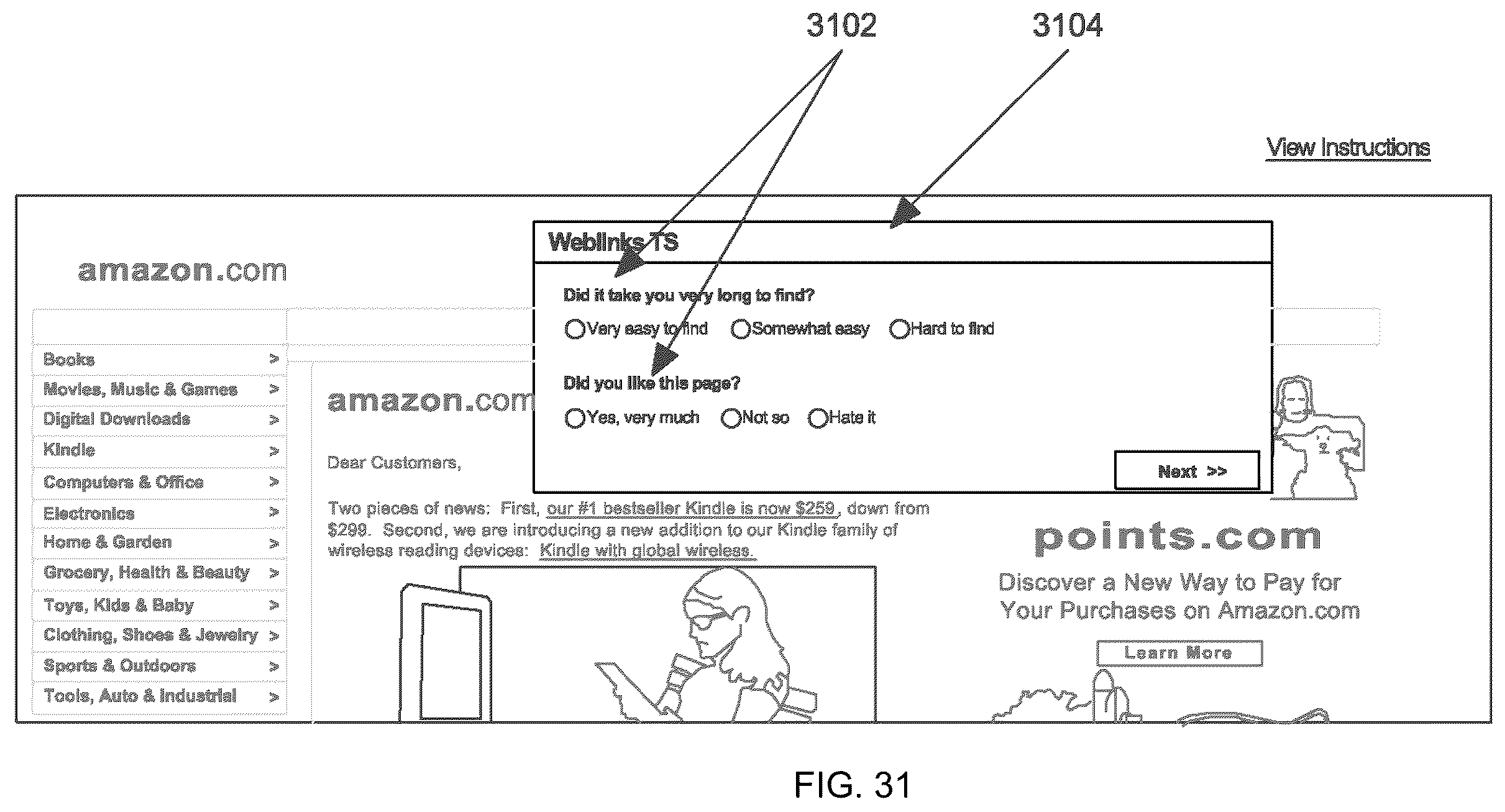 Patent US12614202 Figure 19 – Parameters for generating an automated survey