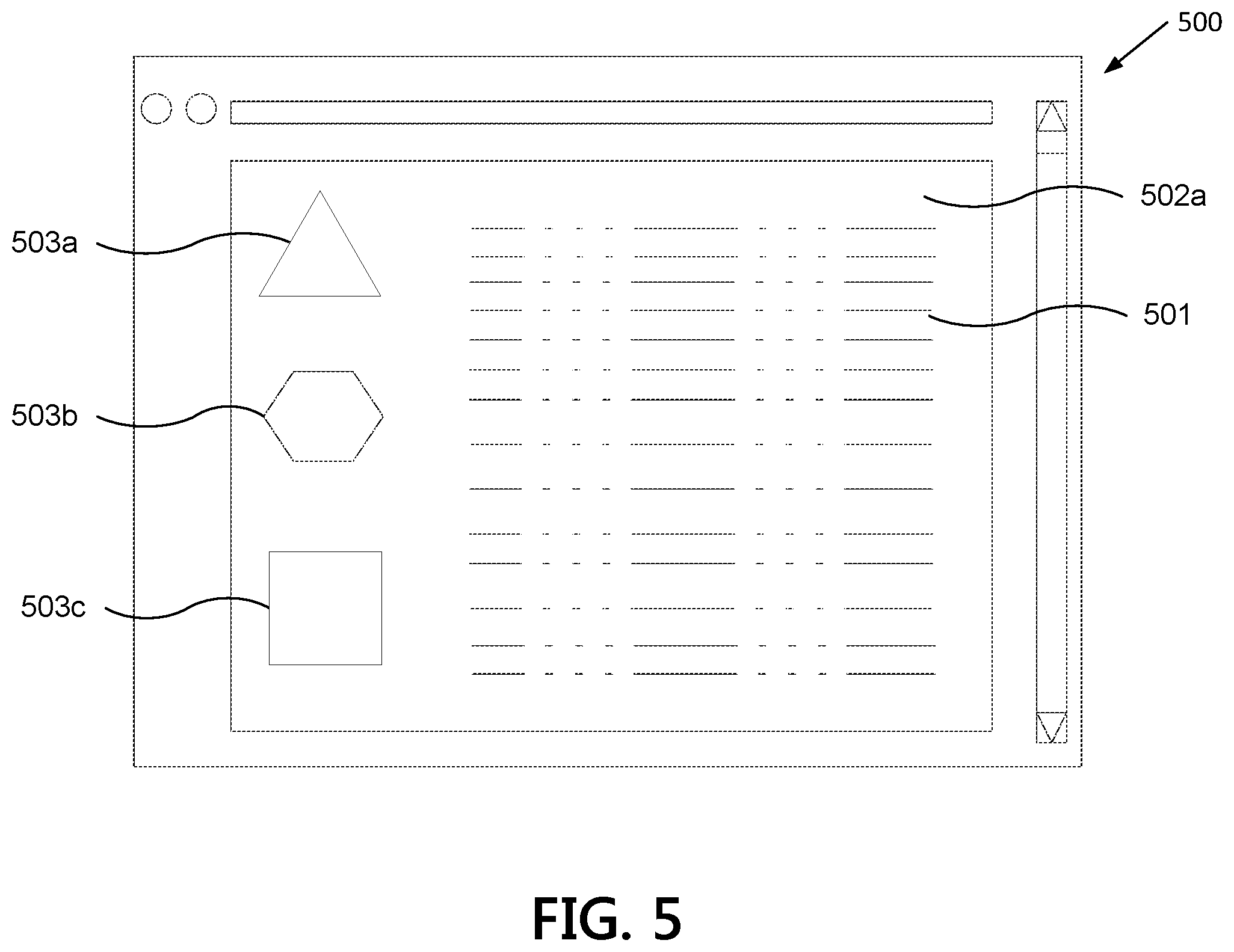 Patent US12614207 Figure 5 – Updating a display screen