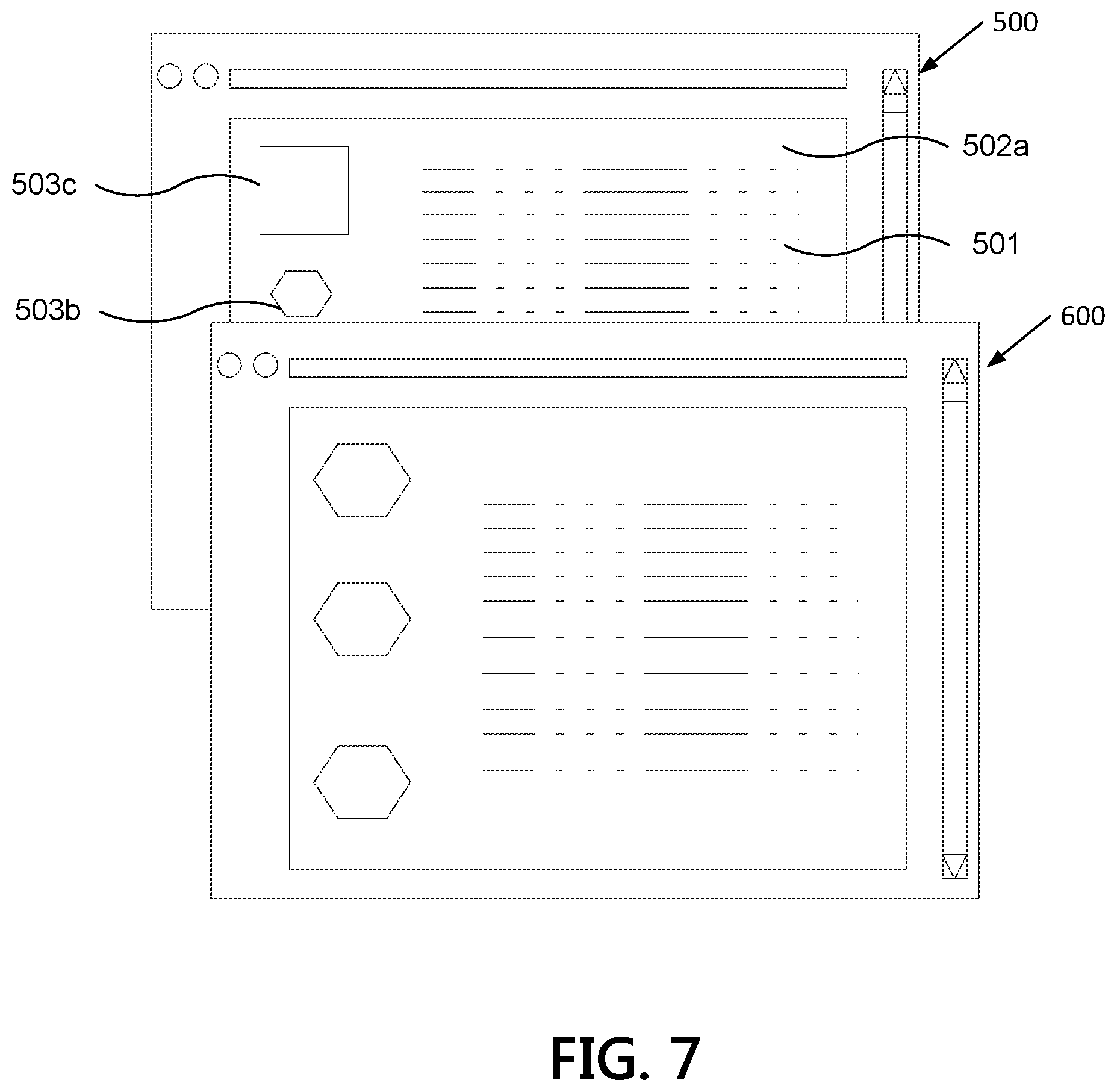 Patent US12614207 Figure 7 – Updating a display screen