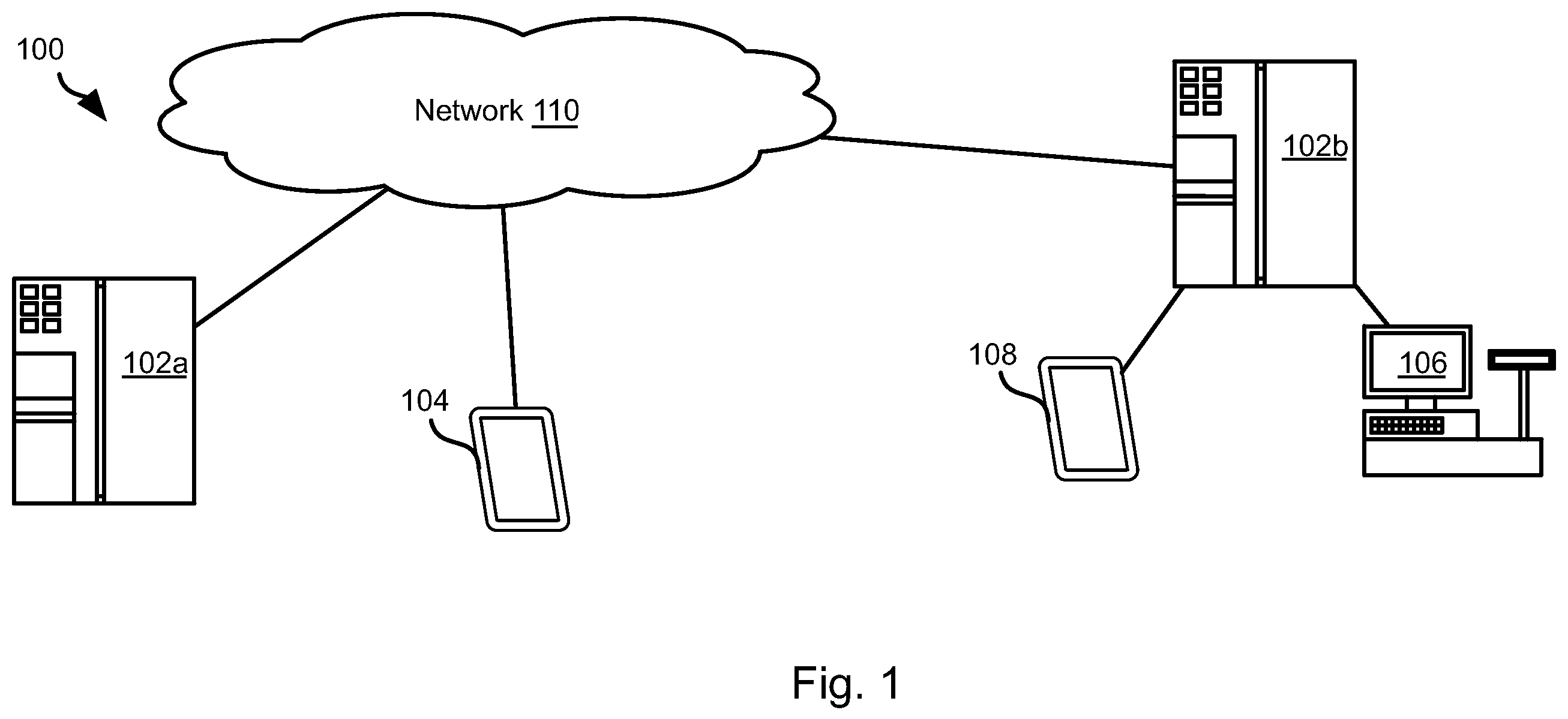 Patent US12614219 Figure 1 – System and method for coupling a user computing device and a point of sale device