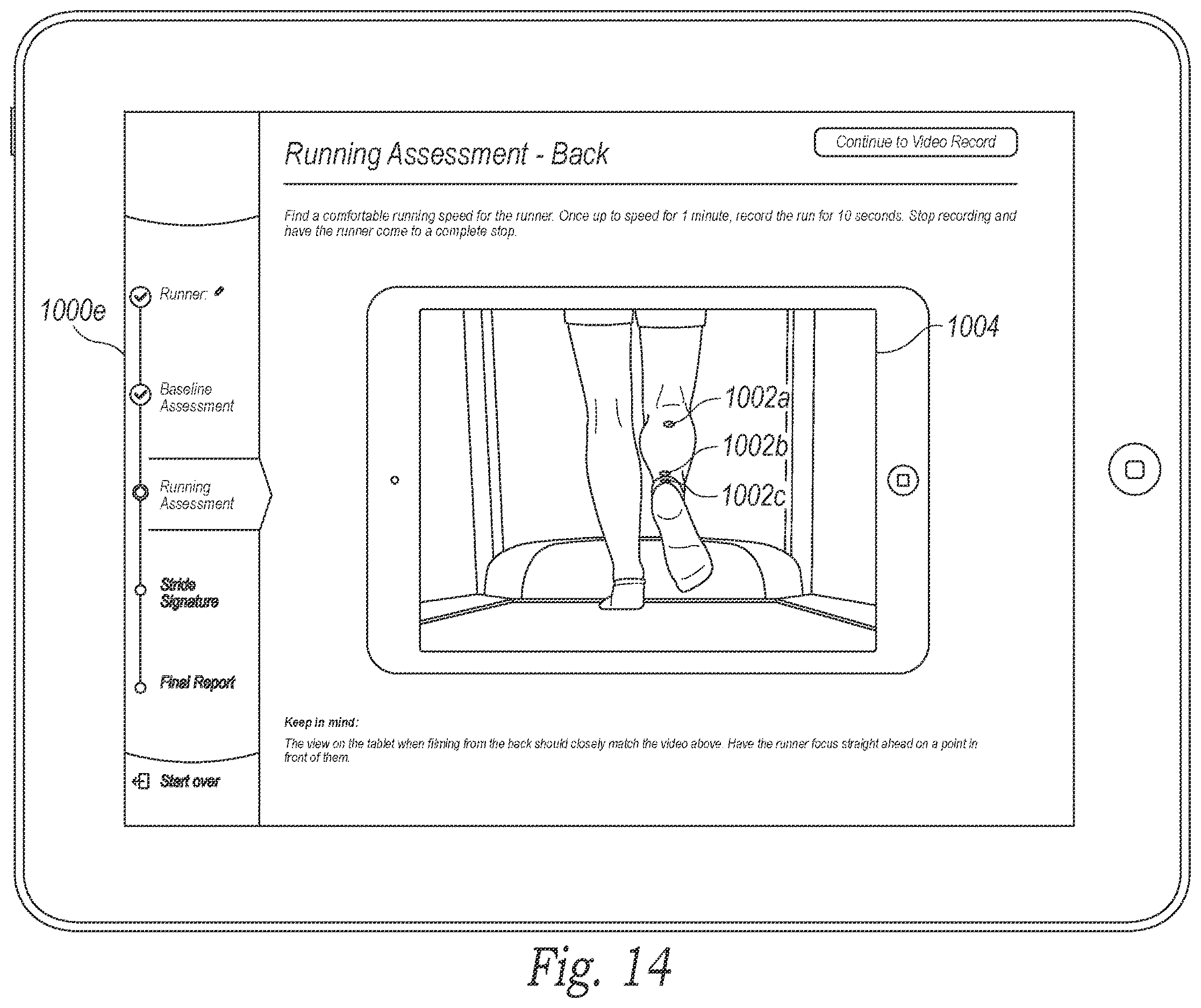 Patent US12614220 Figure 14 – Systems and methods for analyzing lower body movement to recommend footwear