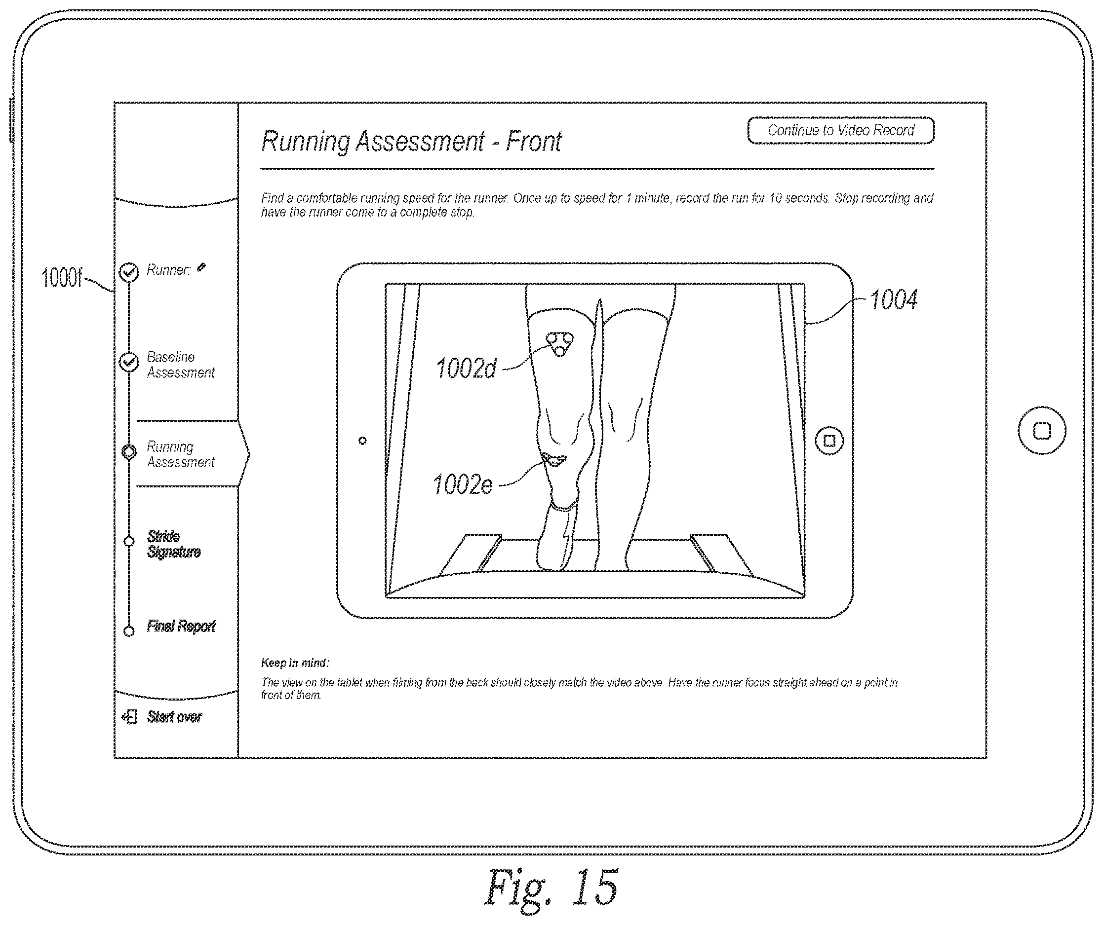 Patent US12614220 Figure 15 – Systems and methods for analyzing lower body movement to recommend footwear