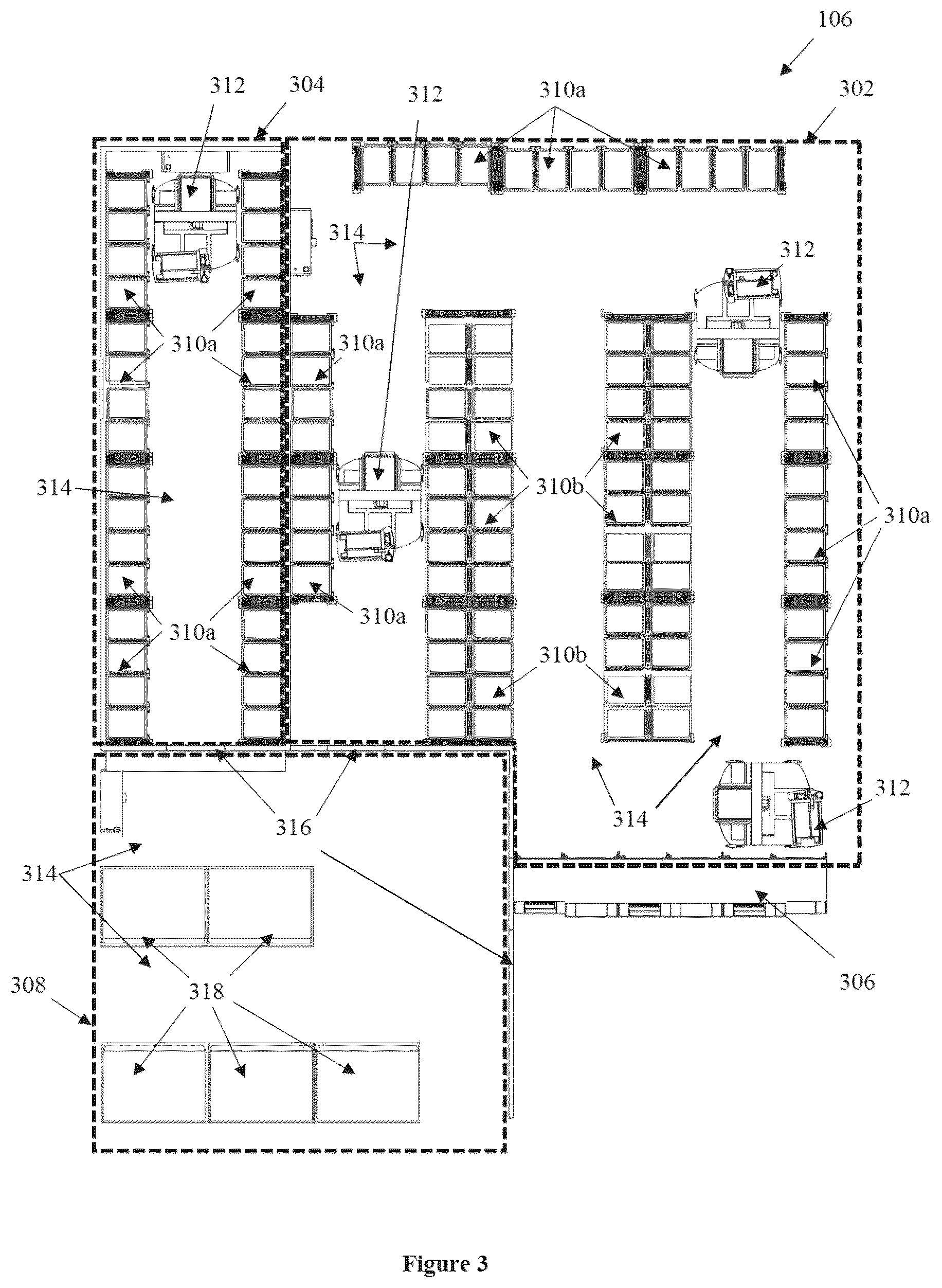 Patent US12614224 Figure 3 – Modular automated retail store and system
