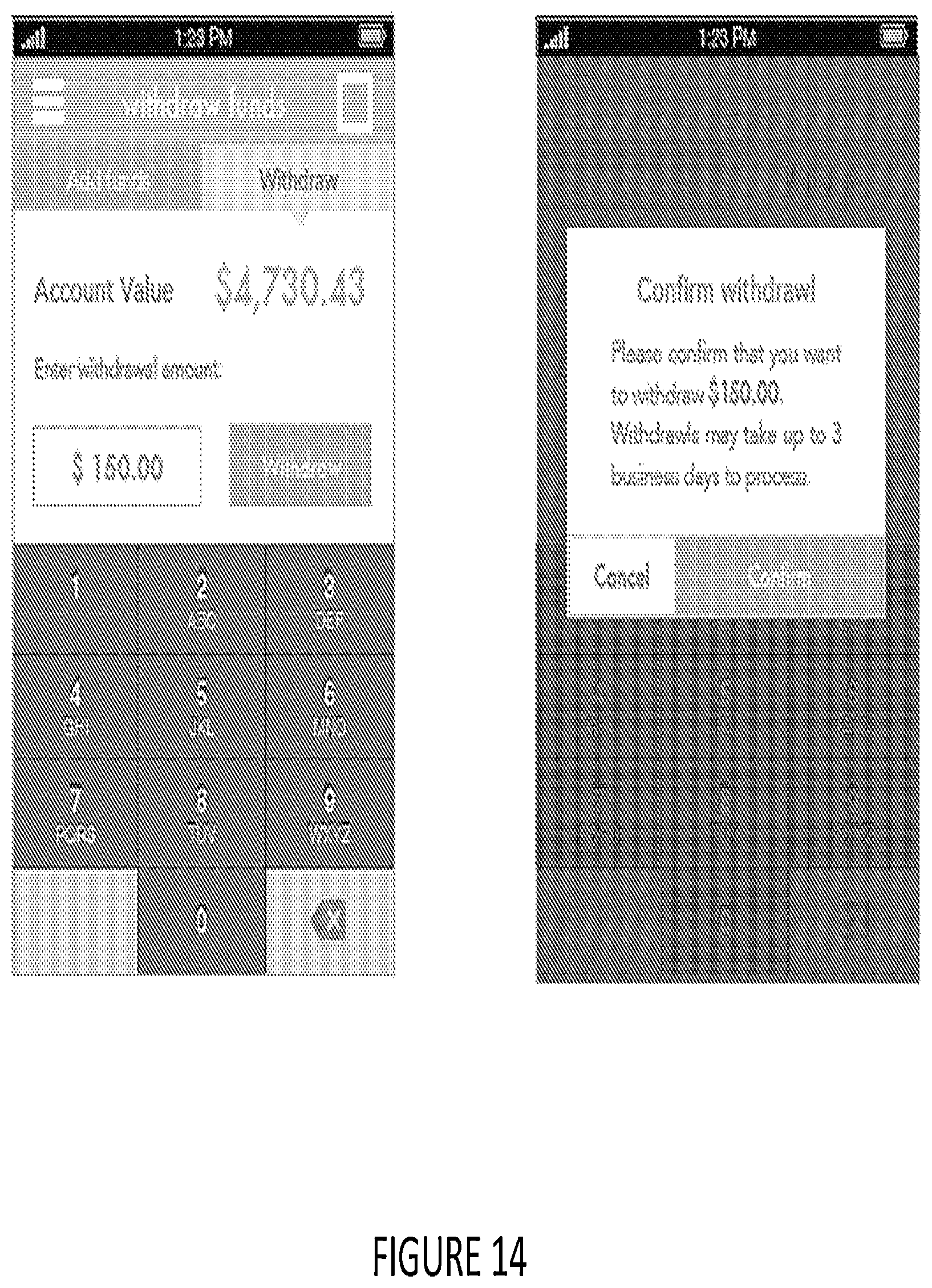Patent US12614232 Figure 14 – Systems and methods for creating excess funds from retail transactions and apportioning those funds into investments