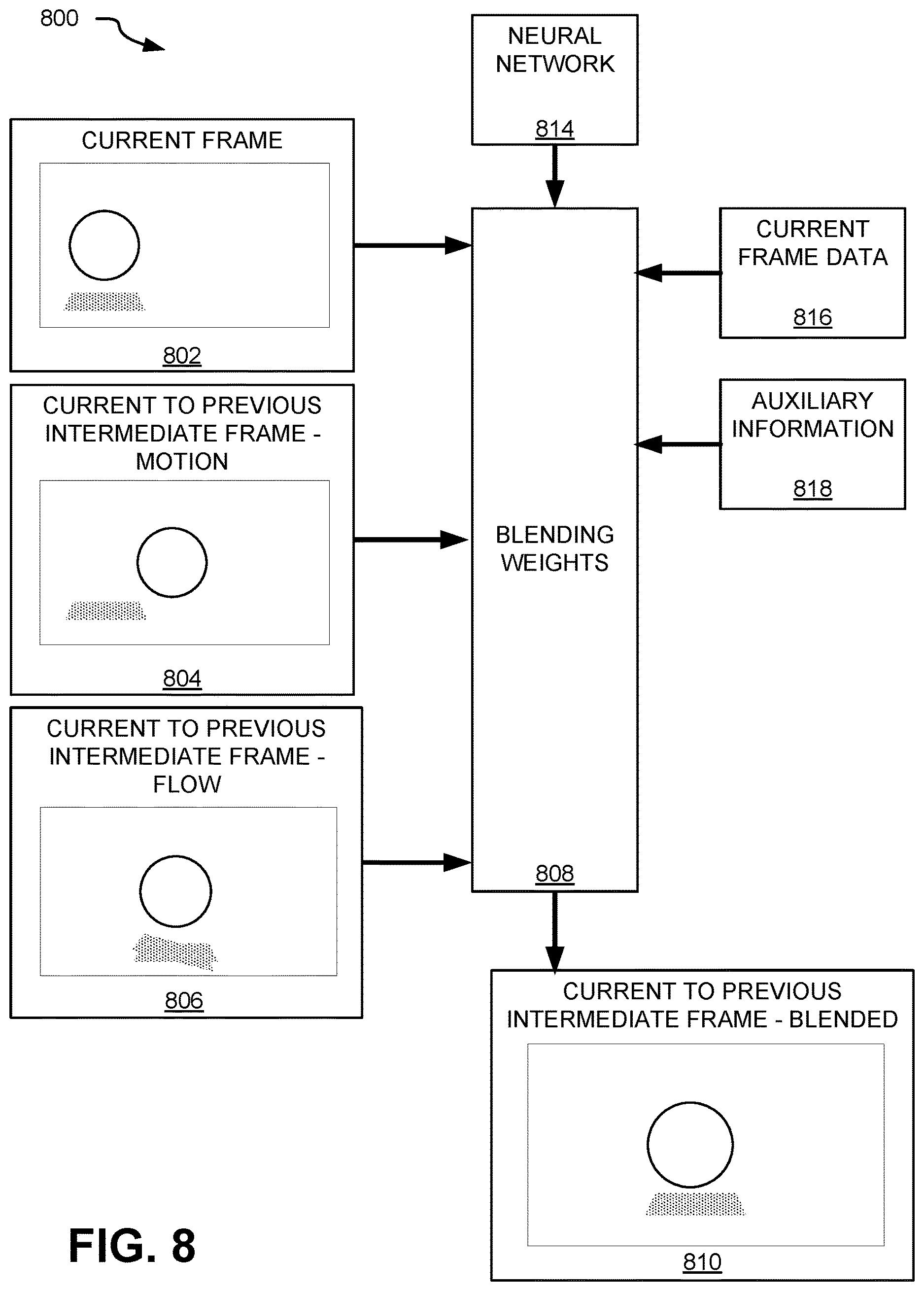 Patent US12614245 Figure 8 – Application programming interface to indicate frame size information