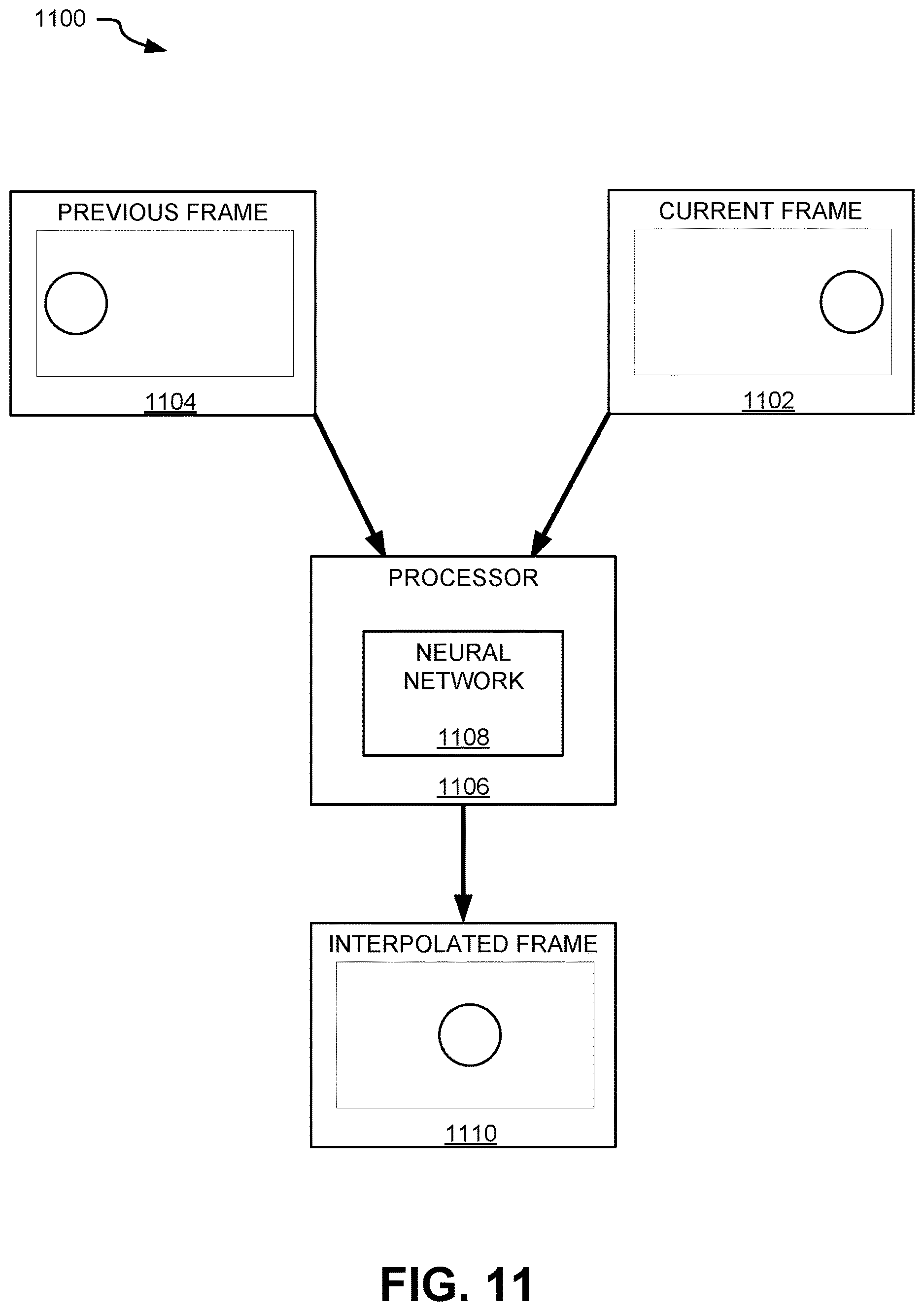 Patent US12614245 Figure 11 – Application programming interface to indicate frame size information