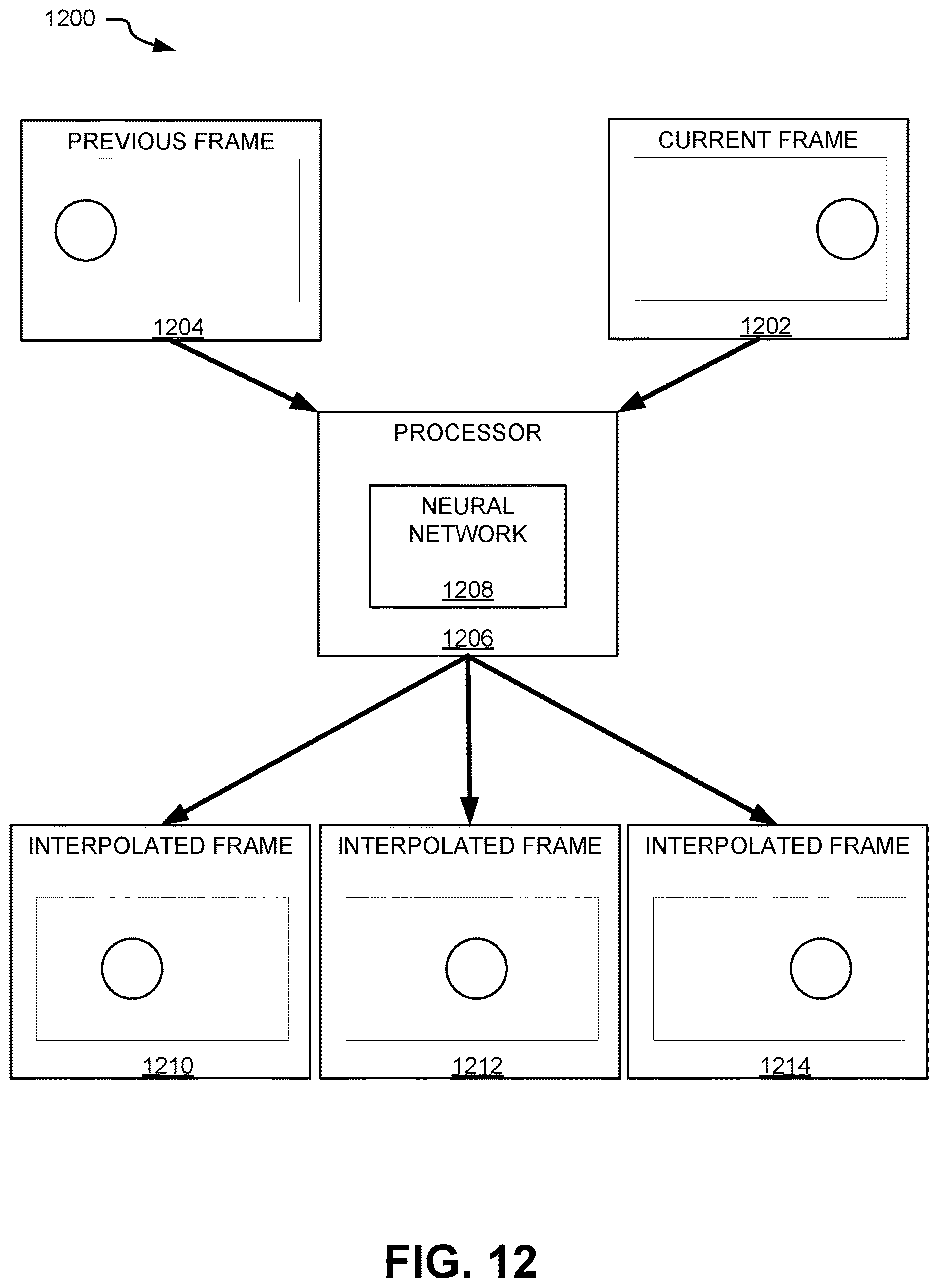Patent US12614245 Figure 12 – Application programming interface to indicate frame size information