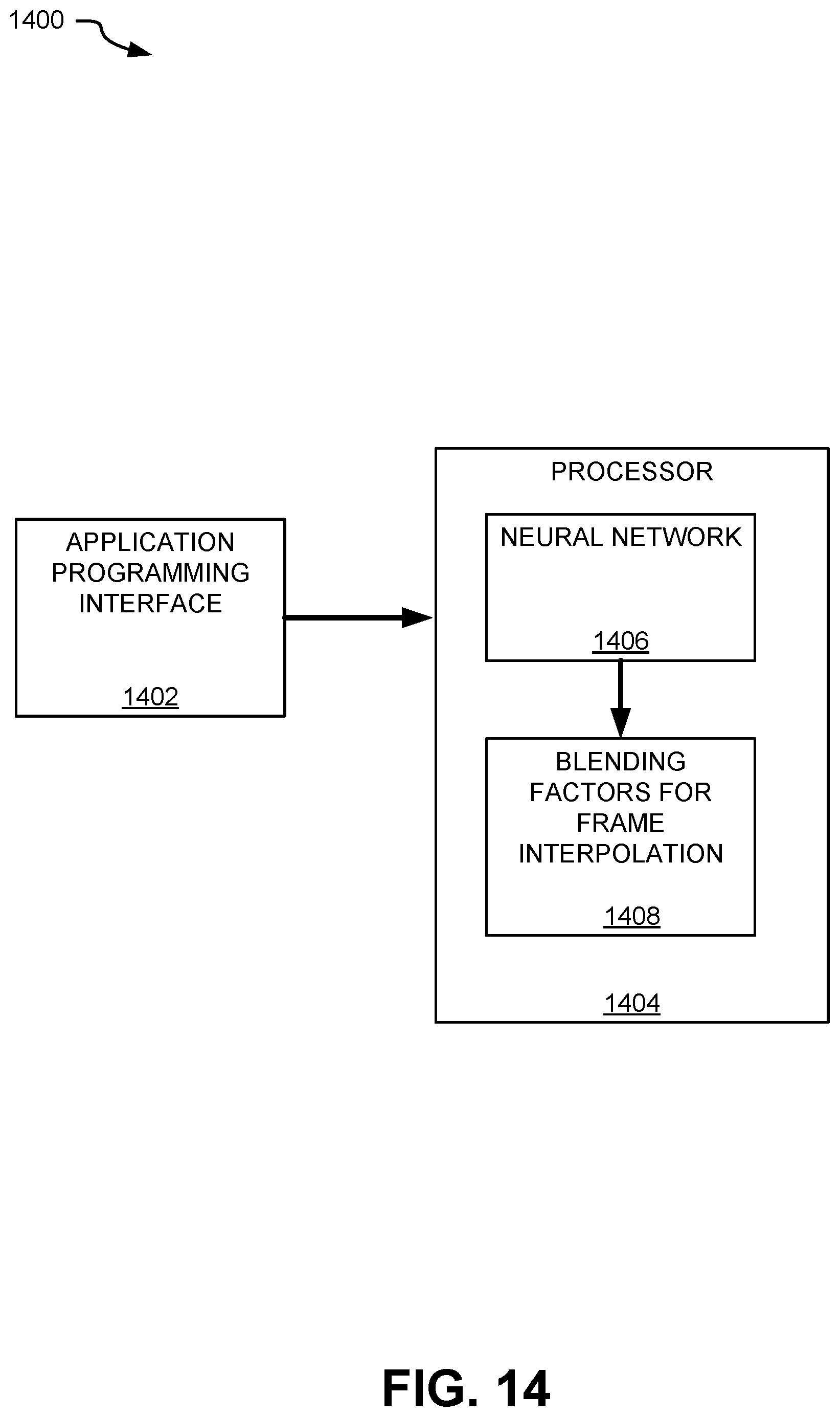 Patent US12614245 Figure 14 – Application programming interface to indicate frame size information