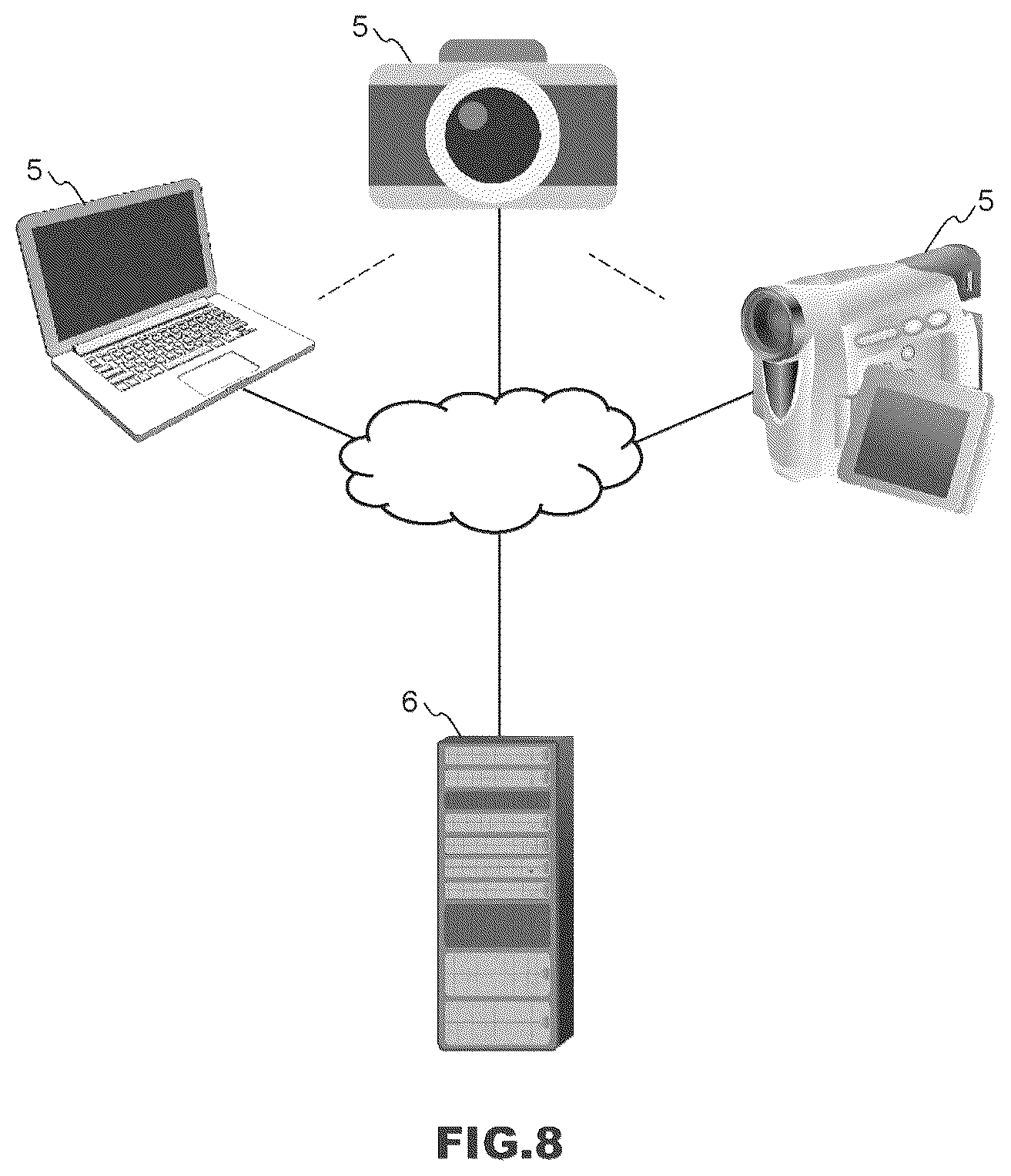 Patent US12614253 Figure 8 – Imaging device, image generation method, and recording medium for generating composite image from two or more images