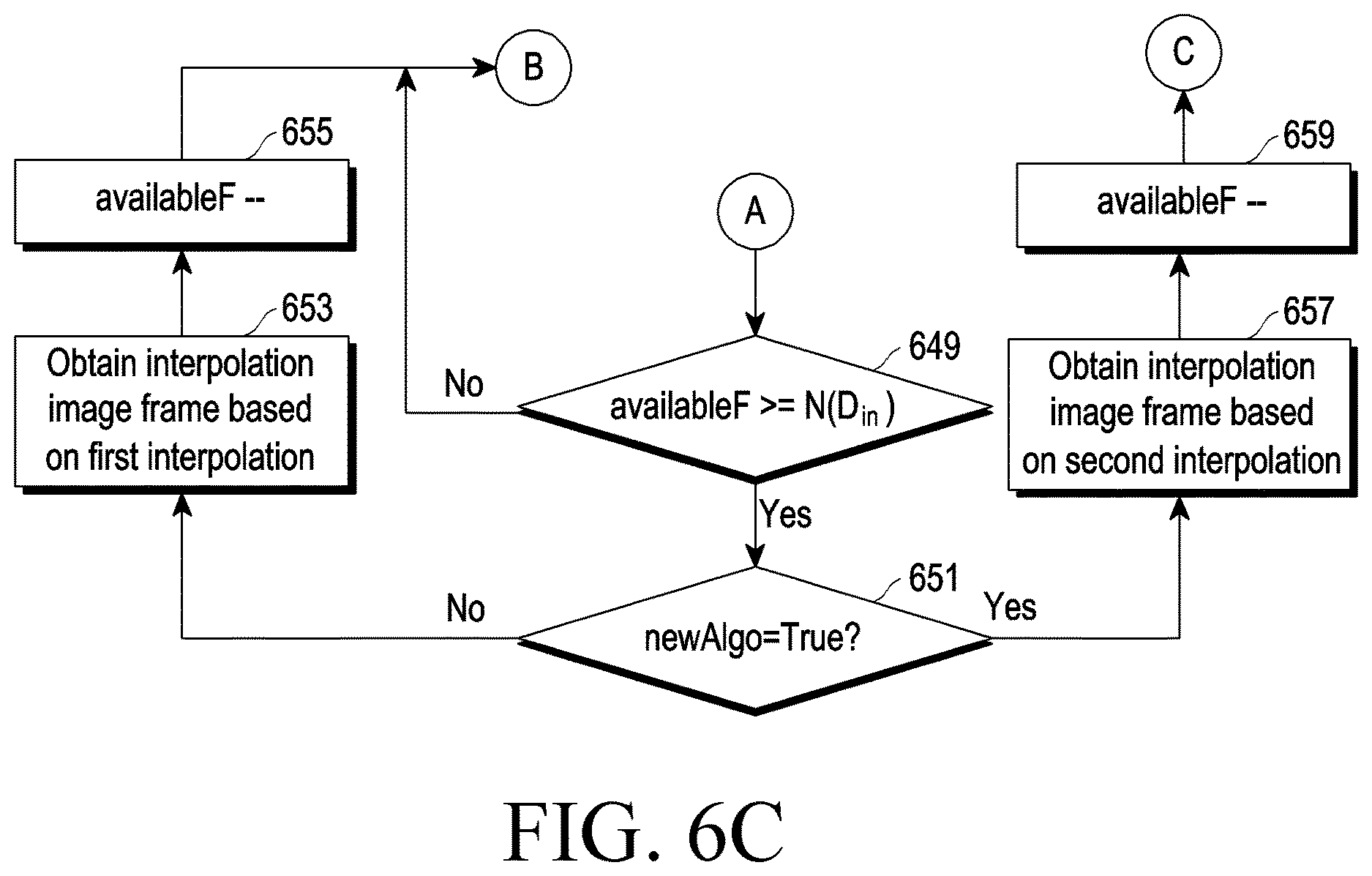 Patent US12614254 Figure 12 – Electronic device performing interpolation, operation method, and storage medium
