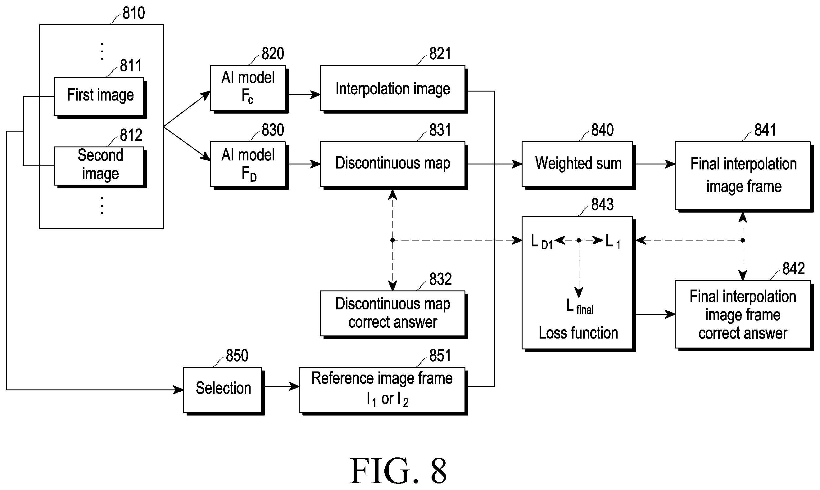 Patent US12614254 Figure 16 – Electronic device performing interpolation, operation method, and storage medium