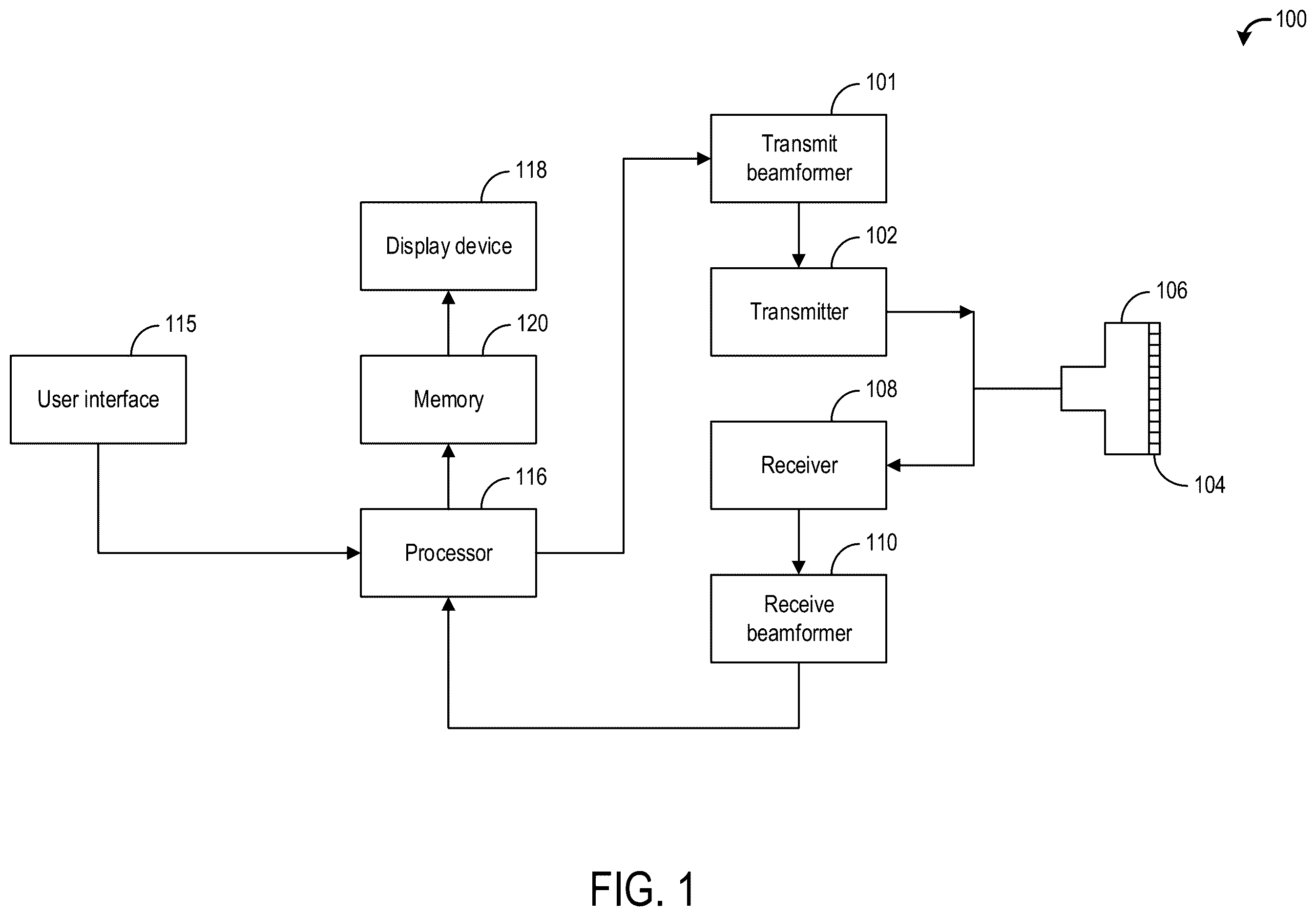 Patent US12614257 Figure 1 – Systems and methods for clutter artifact removal using a data-driven model trained on images formed using a lower clutter image sequence and a higher clutter image sequence generated by an artifact overlay on the lower clutter image sequence