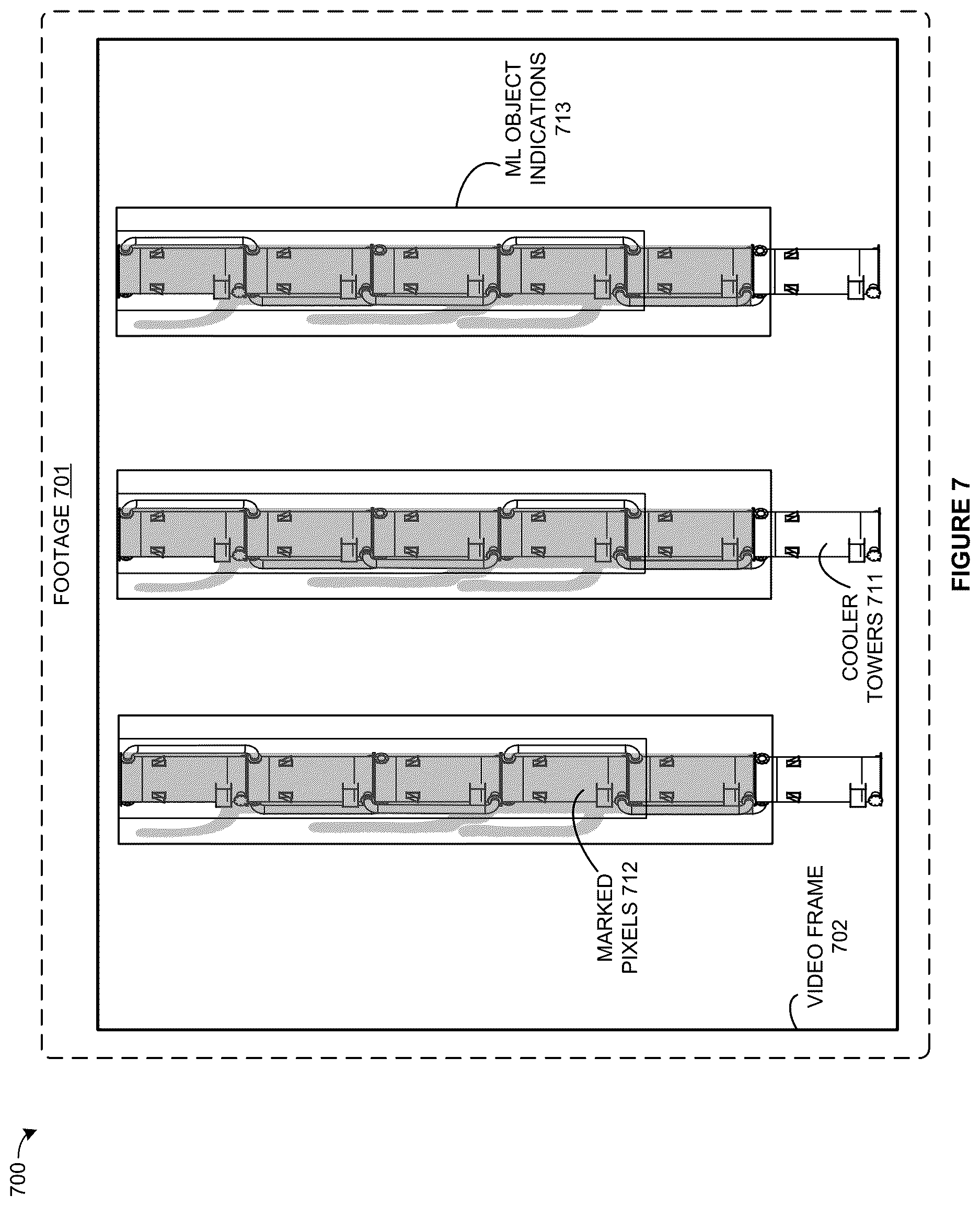 Patent US12614270 Figure 7 – Machine learning system for natural gas leak detection