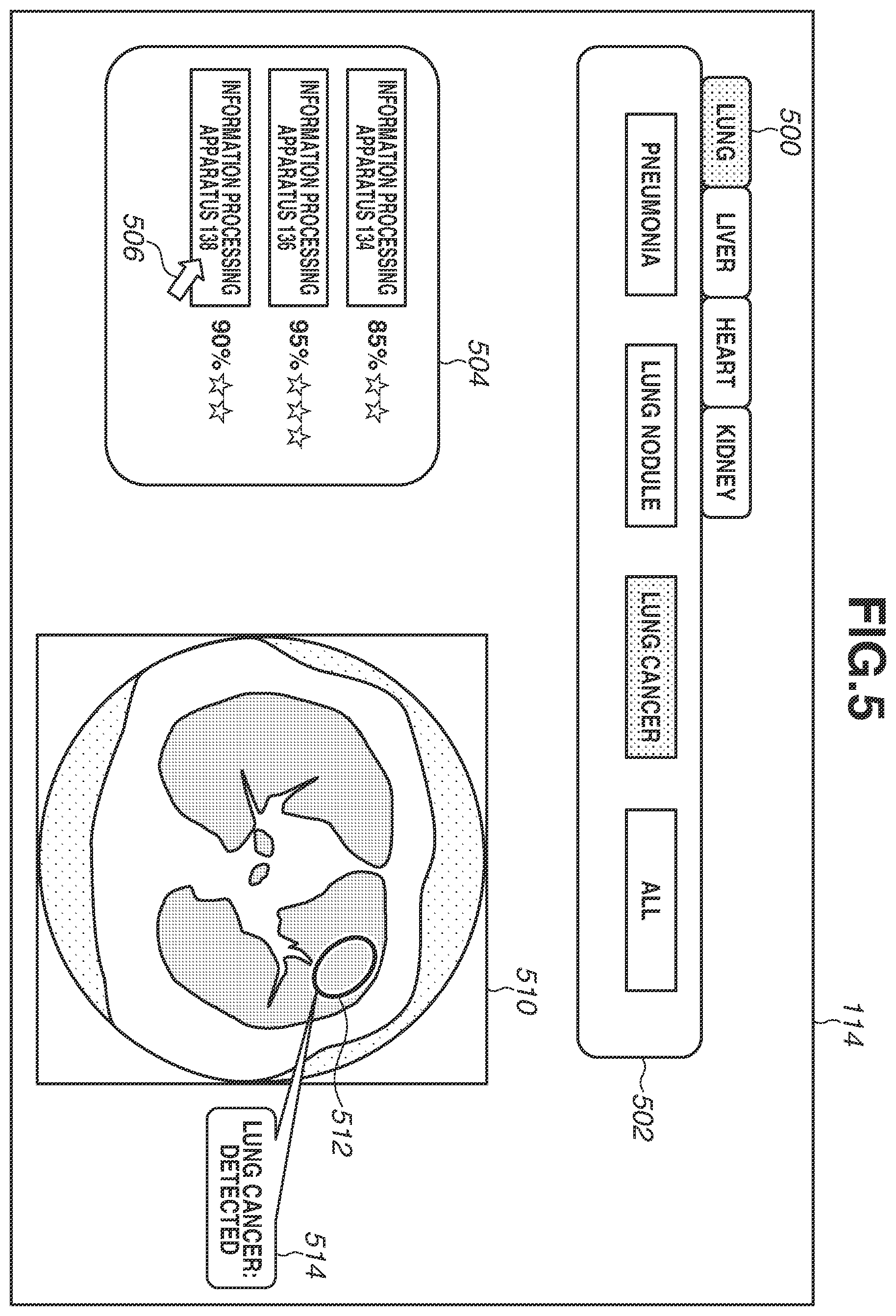 Patent US12614279 Figure 5 – Information processing system for medical image data, information processing method, information terminal, and non-transitory computer-readable medium