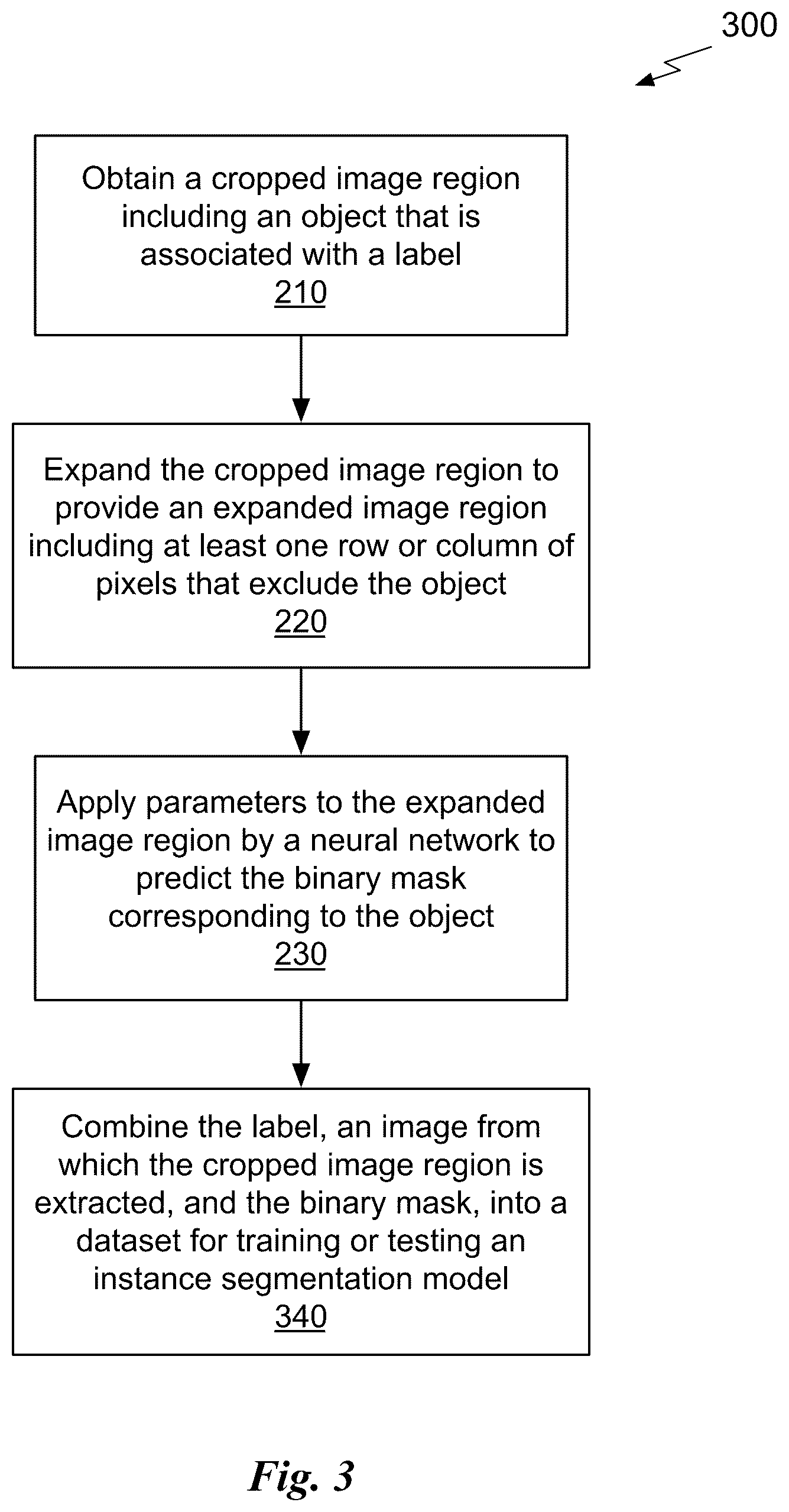 Patent US12614284 Figure 7 – Class agnostic object mask generation
