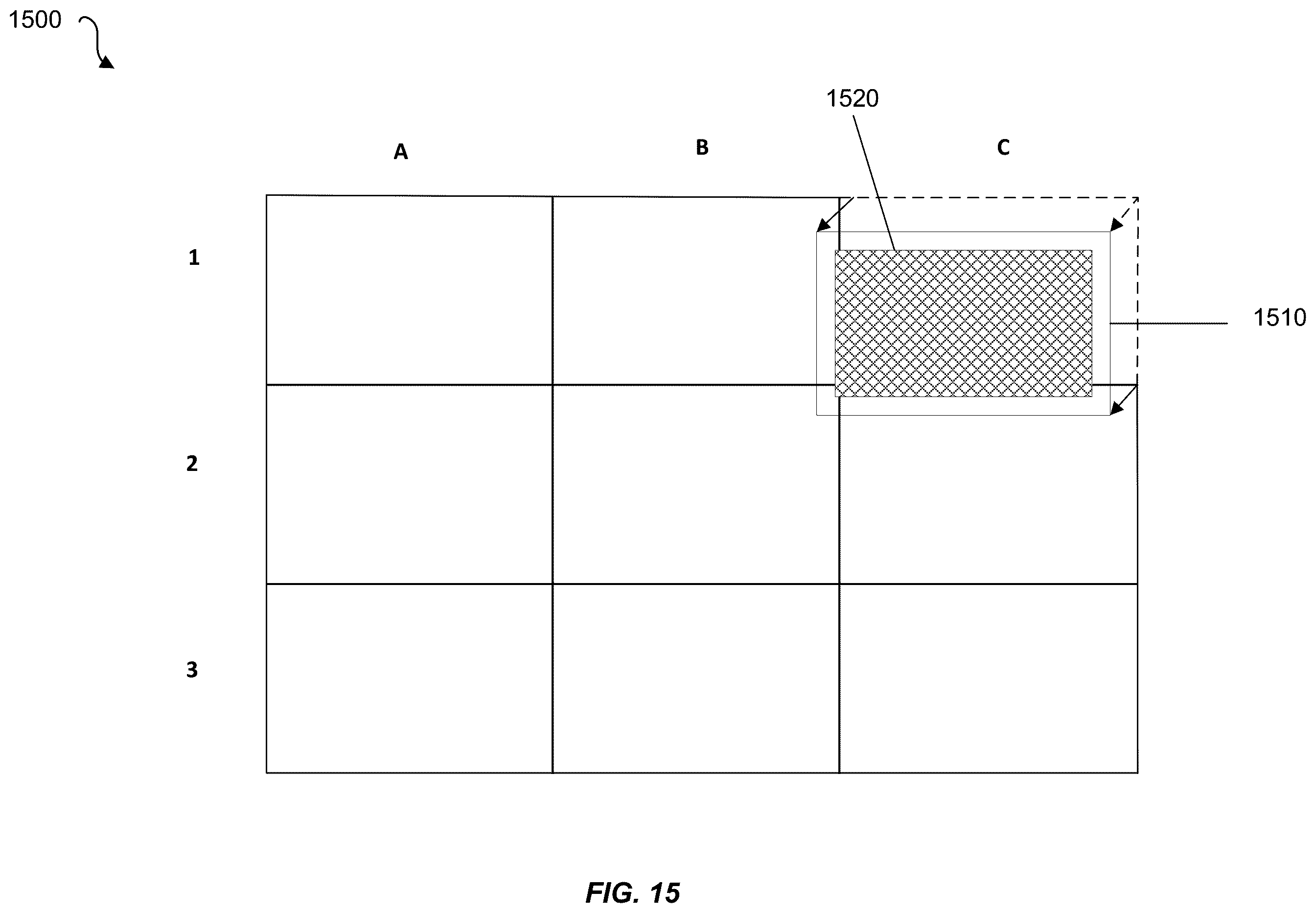 Patent US12614286 Figure 15 – Virtual production based on display assembly pose and pose error correction