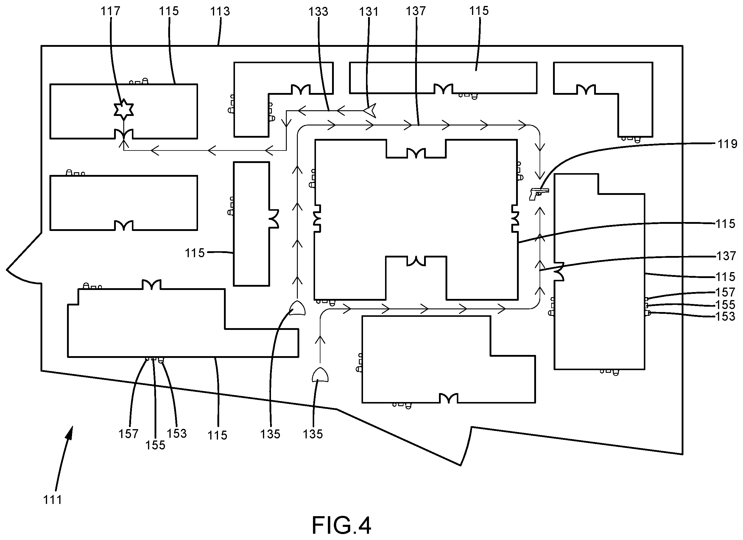 Patent US12614288 Figure 4 – Method of locating and tracking each person in a gunshot event
