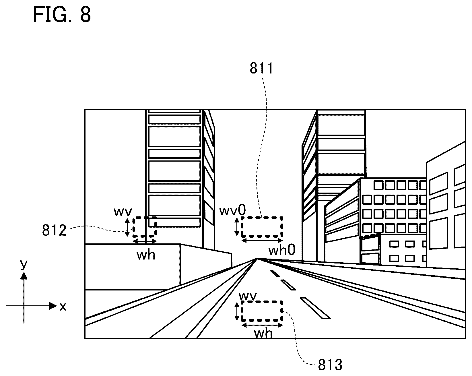Patent US12614298 Figure 8 – Distance measurement device, movable apparatus, and control method