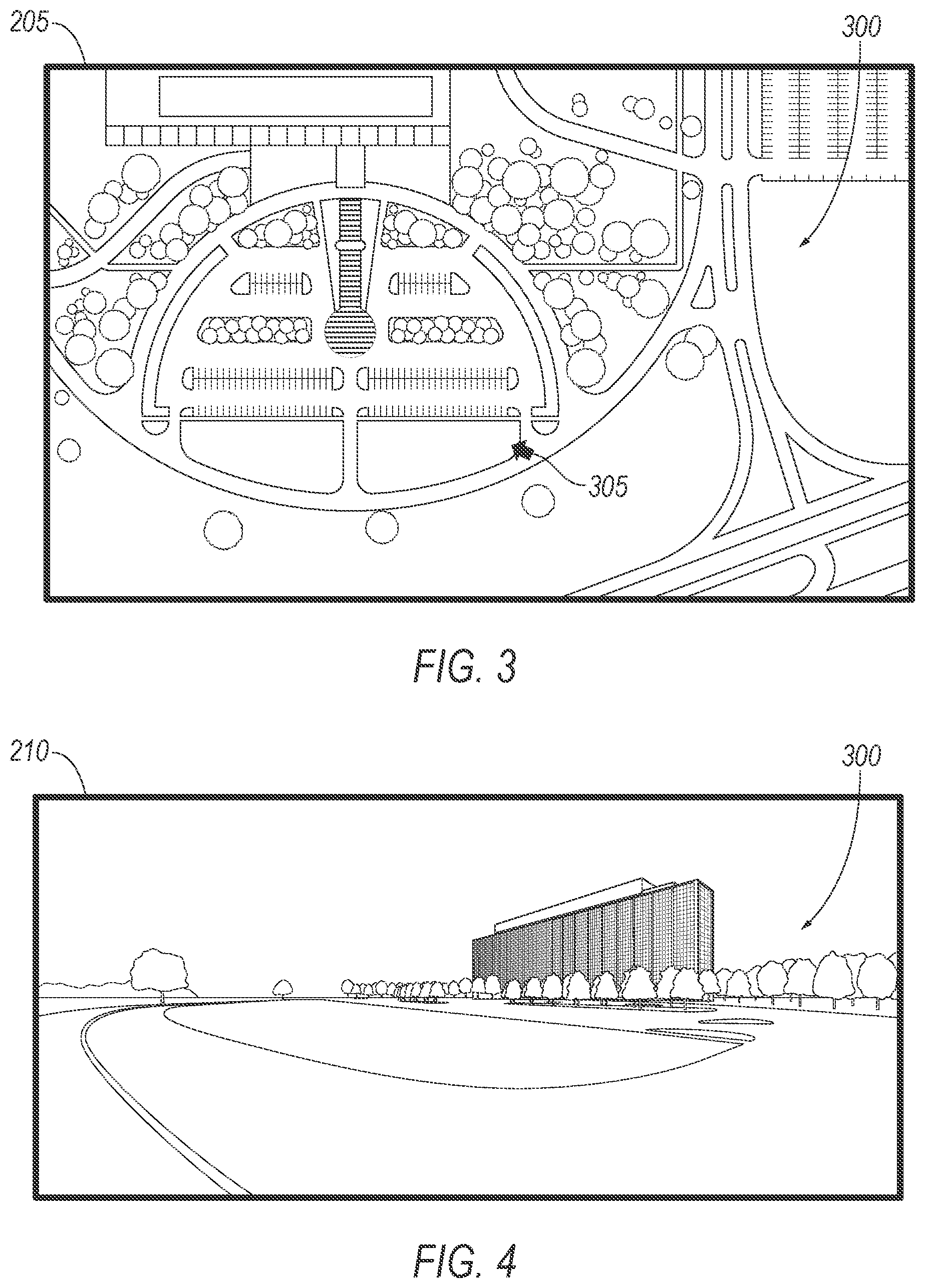 Patent US12614300 Figure 3 – Camera pose relative to overhead image