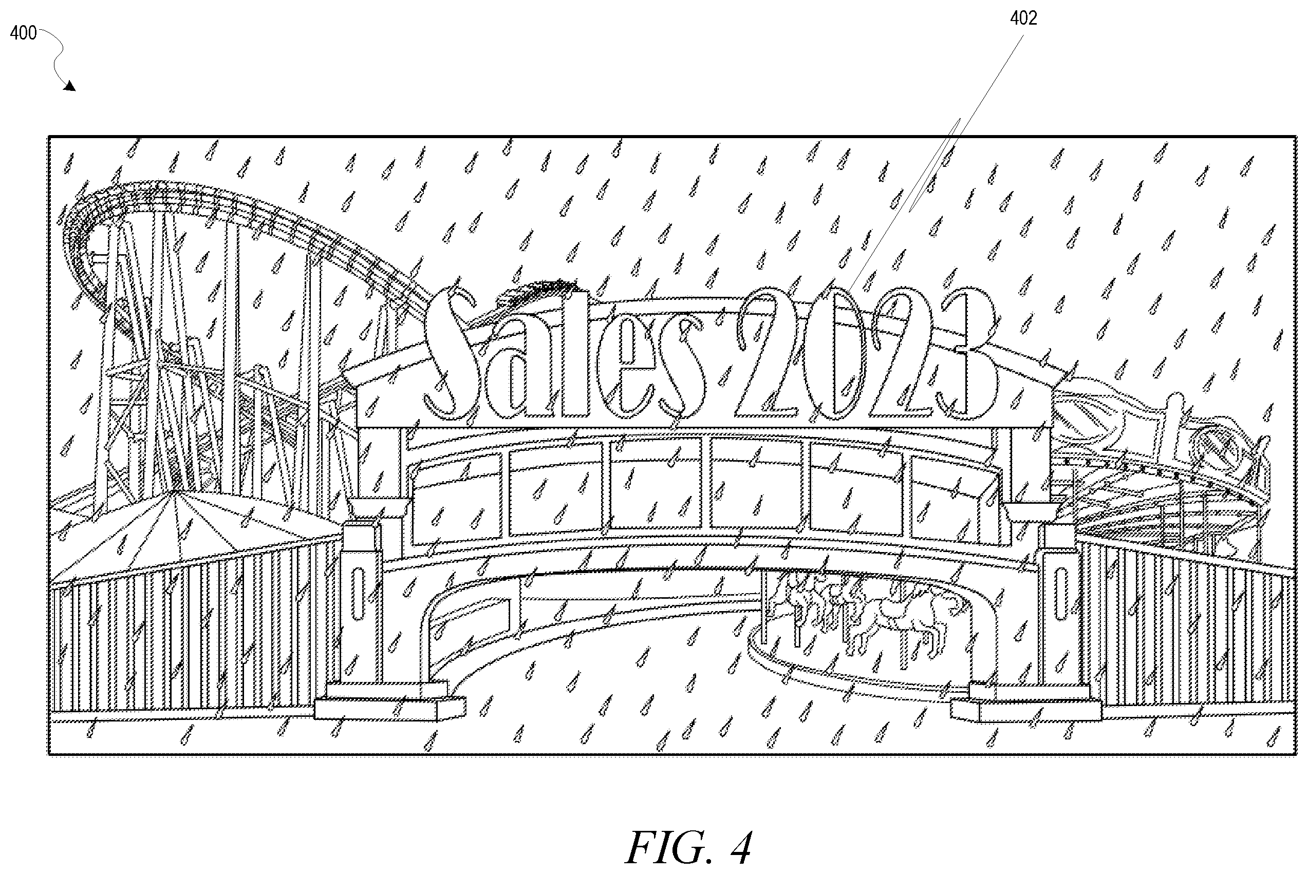 Patent US12614317 Figure 4 – Virtual world environments for enterprise decision-making