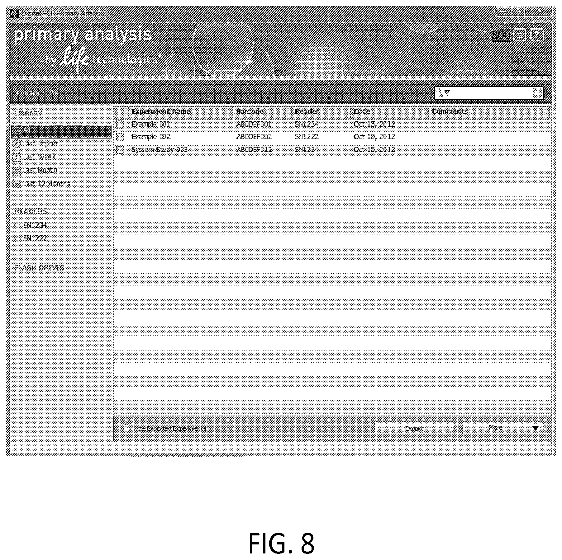 Patent US12614320 Figure 8 – Visualization tools for digital PCR data