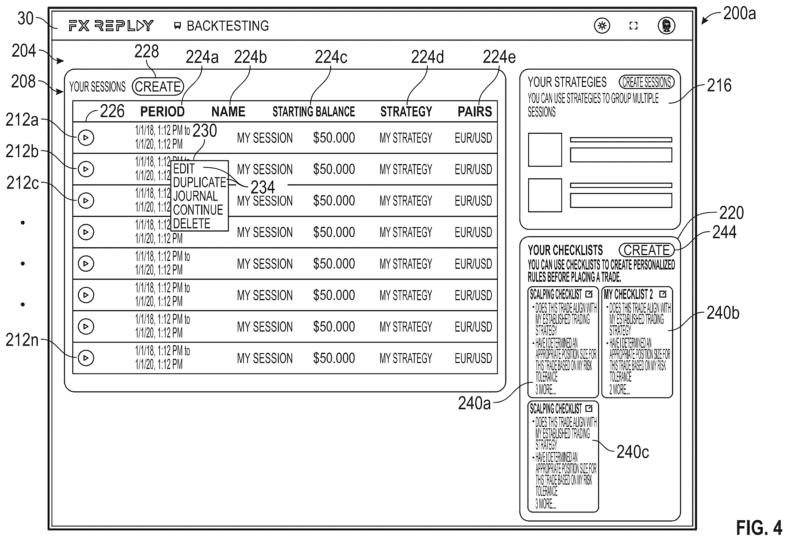 Patent US12614322 Figure 2 – System and method for selection of backtesting time and region