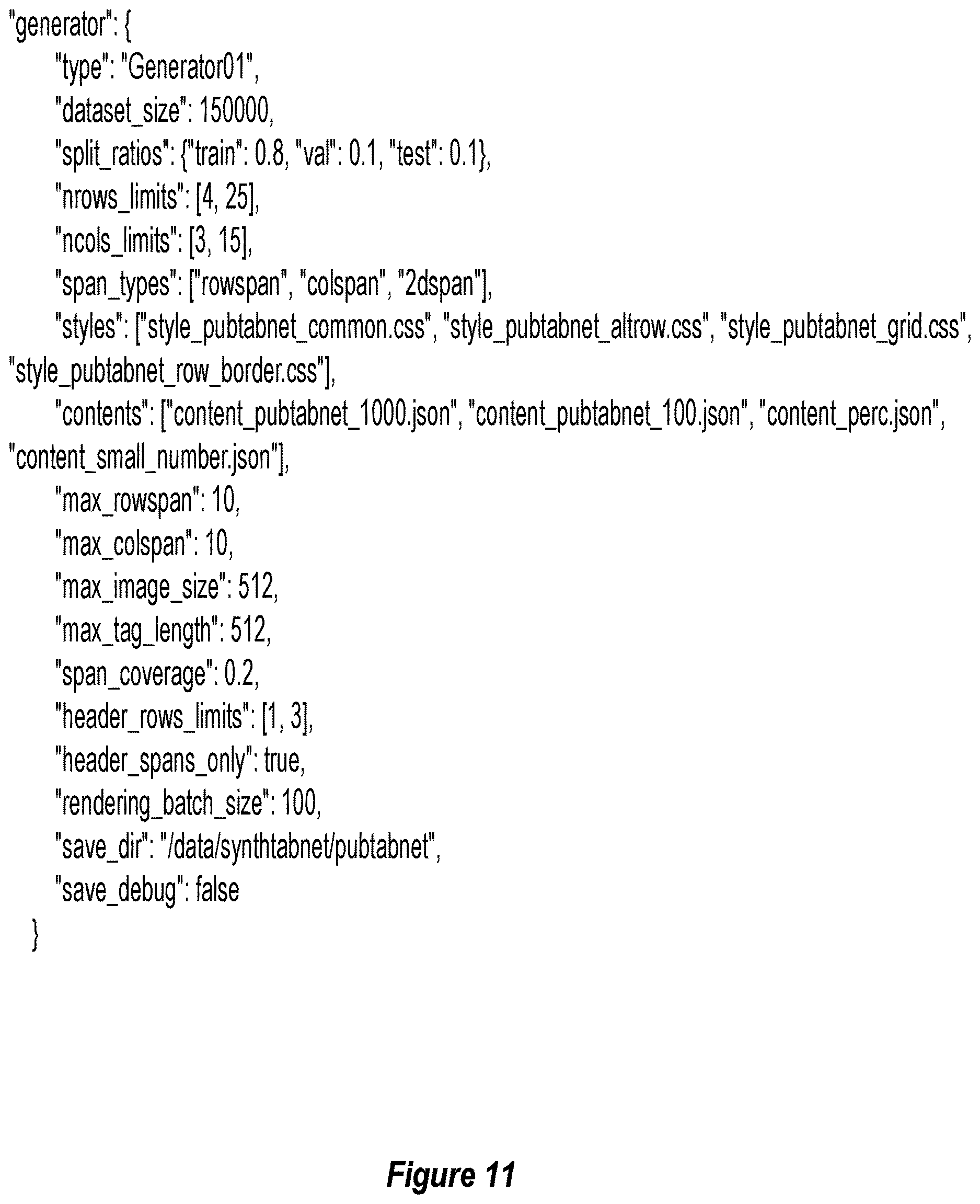 Patent US12614324 Figure 11 – Image table generation