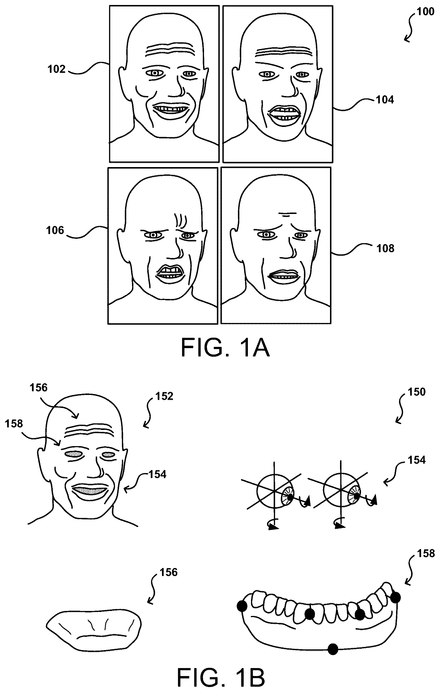 Patent US12614329 Figure 1 – Audio-driven facial animation with emotion support using machine learning