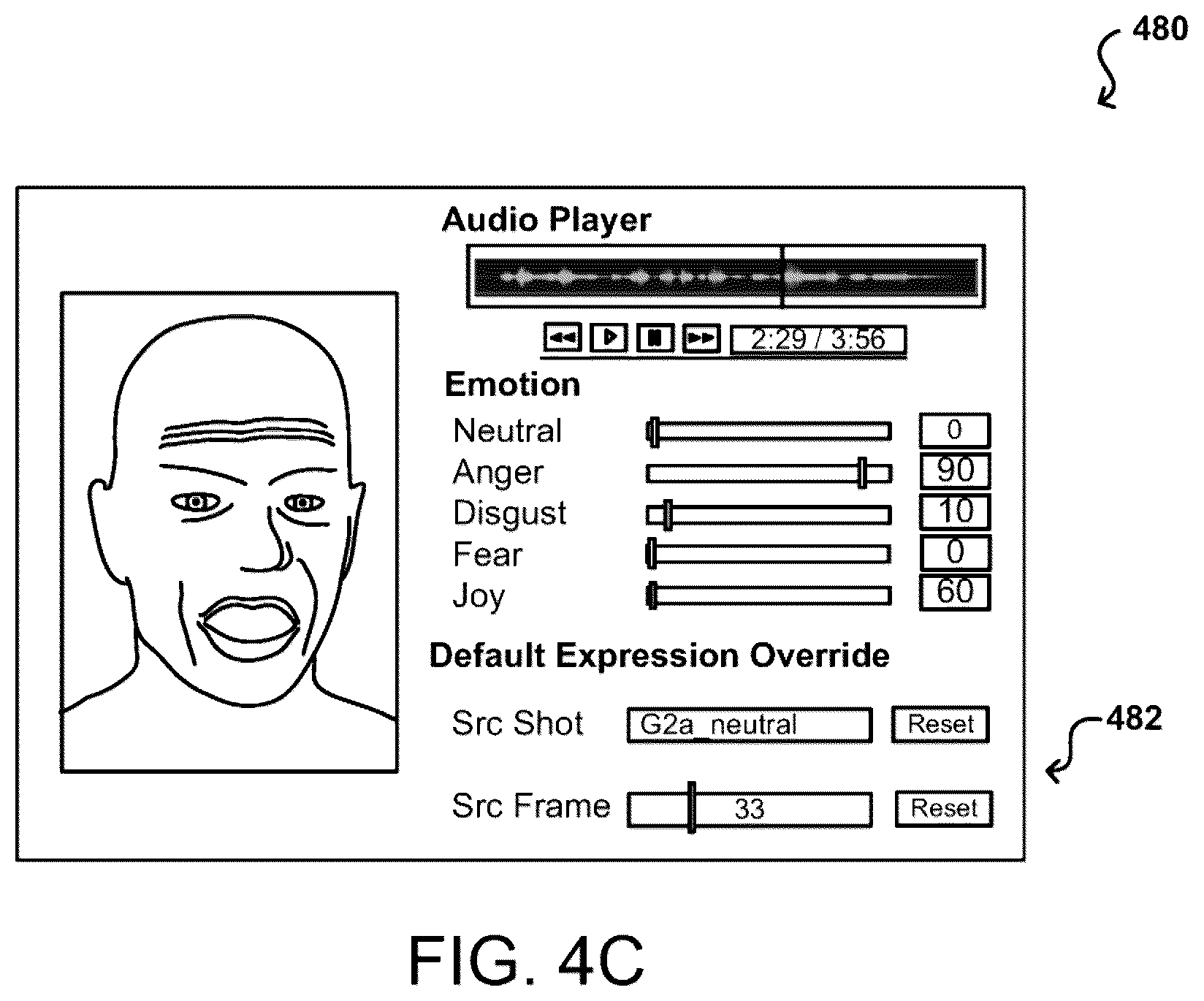 Patent US12614329 Figure 5 – Audio-driven facial animation with emotion support using machine learning
