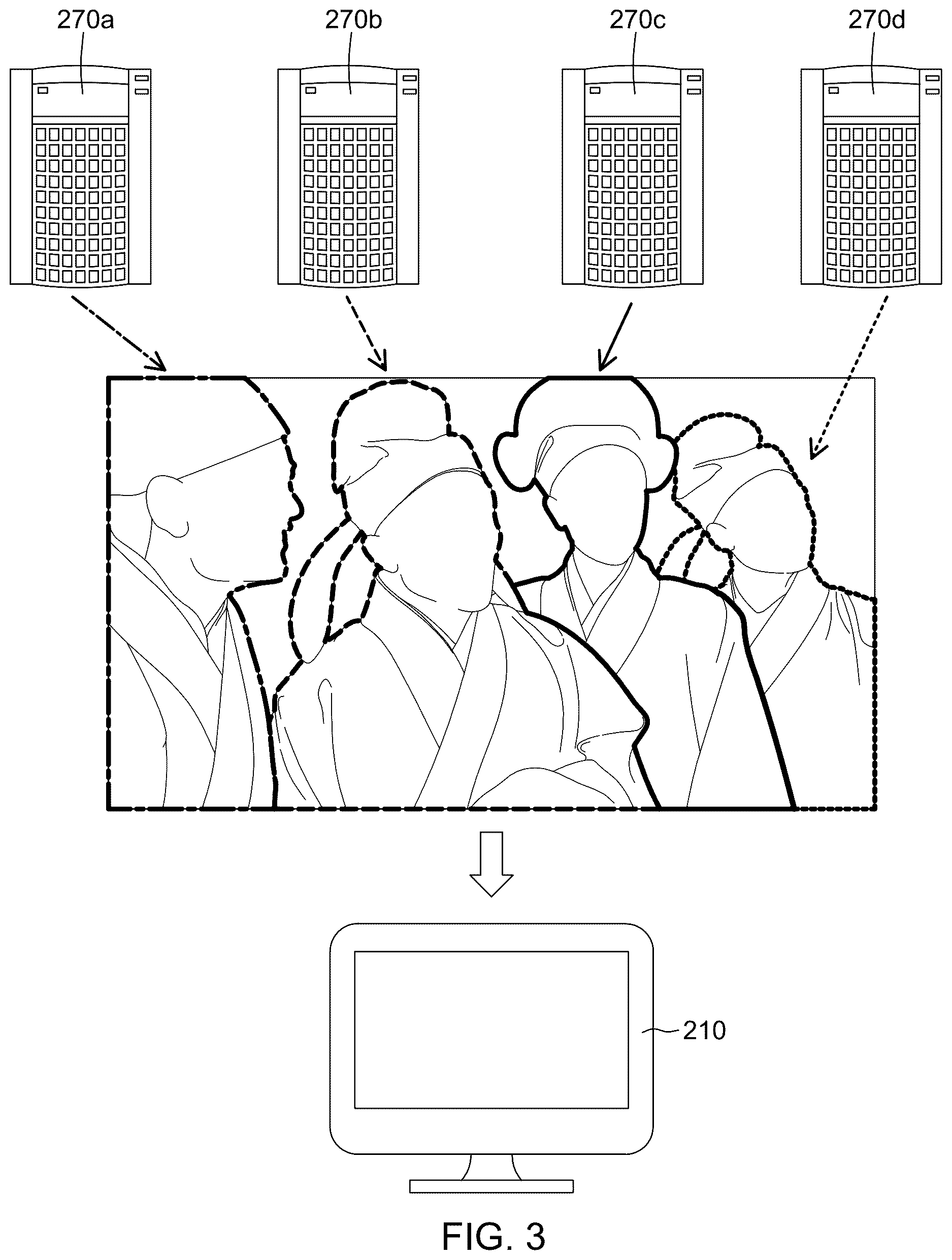Patent US12614335 Figure 3 – Method and system for distributed real-time rendering