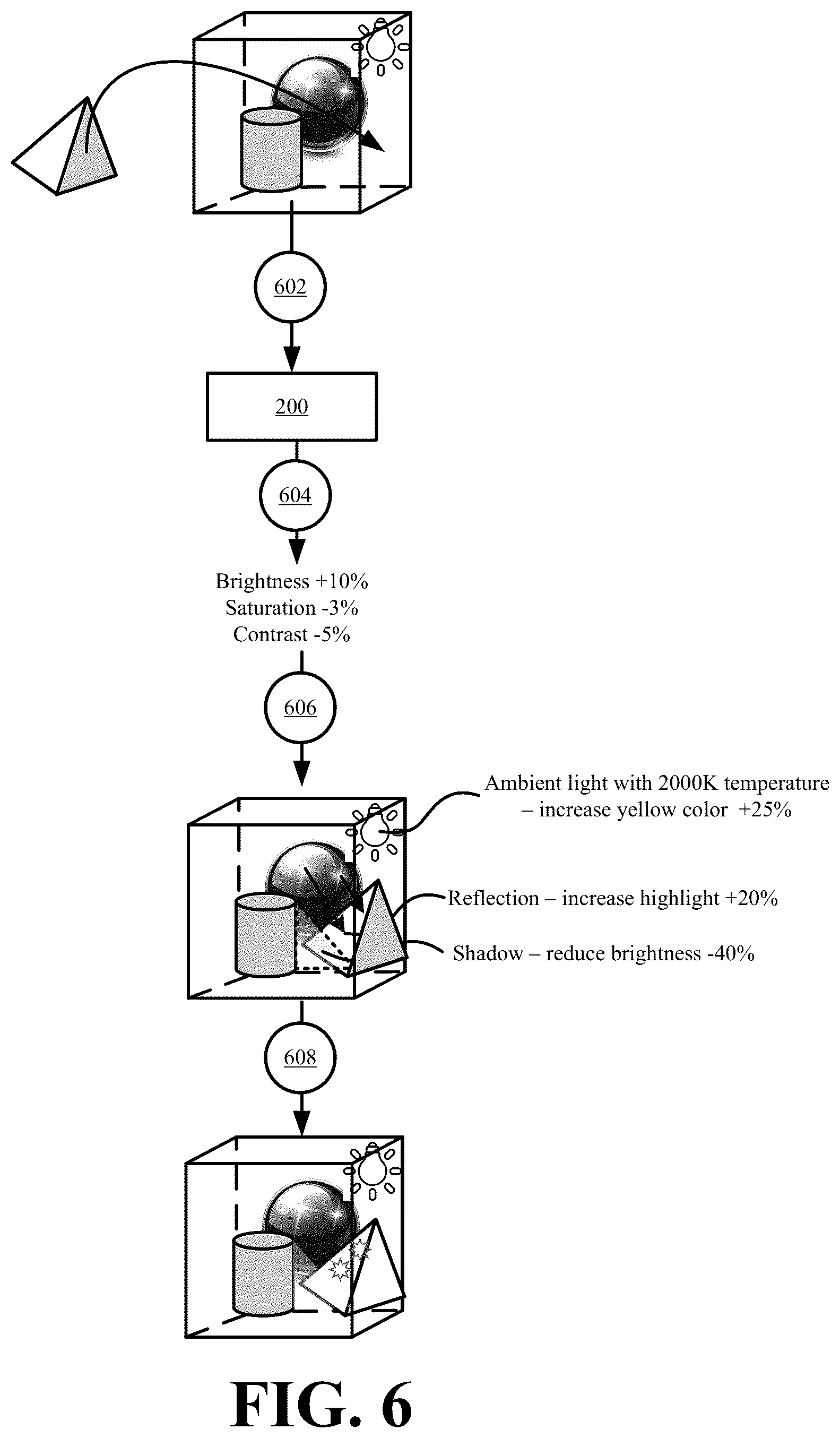 Patent US12614336 Figure 6 – Systems and methods for color correcting three-dimensional objects formed by point cloud data points