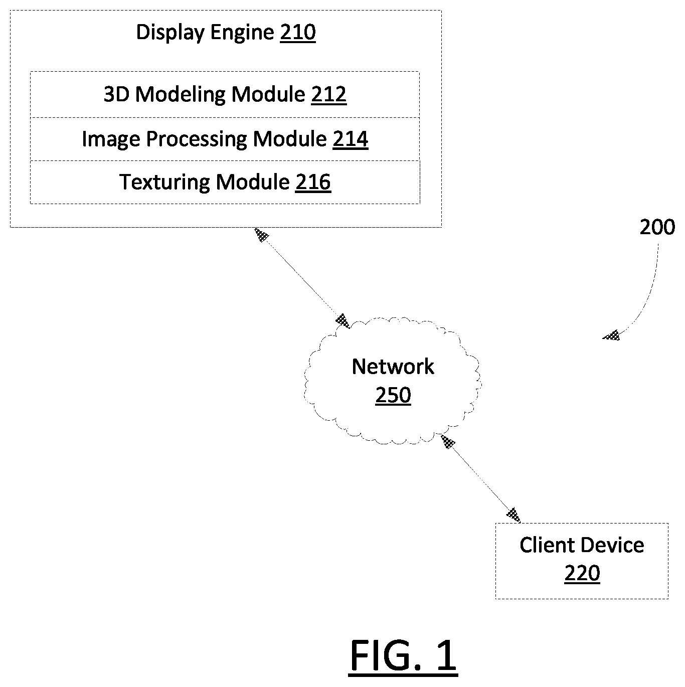 Patent US12614337 Figure 1 – System and methods for customizing 3D models