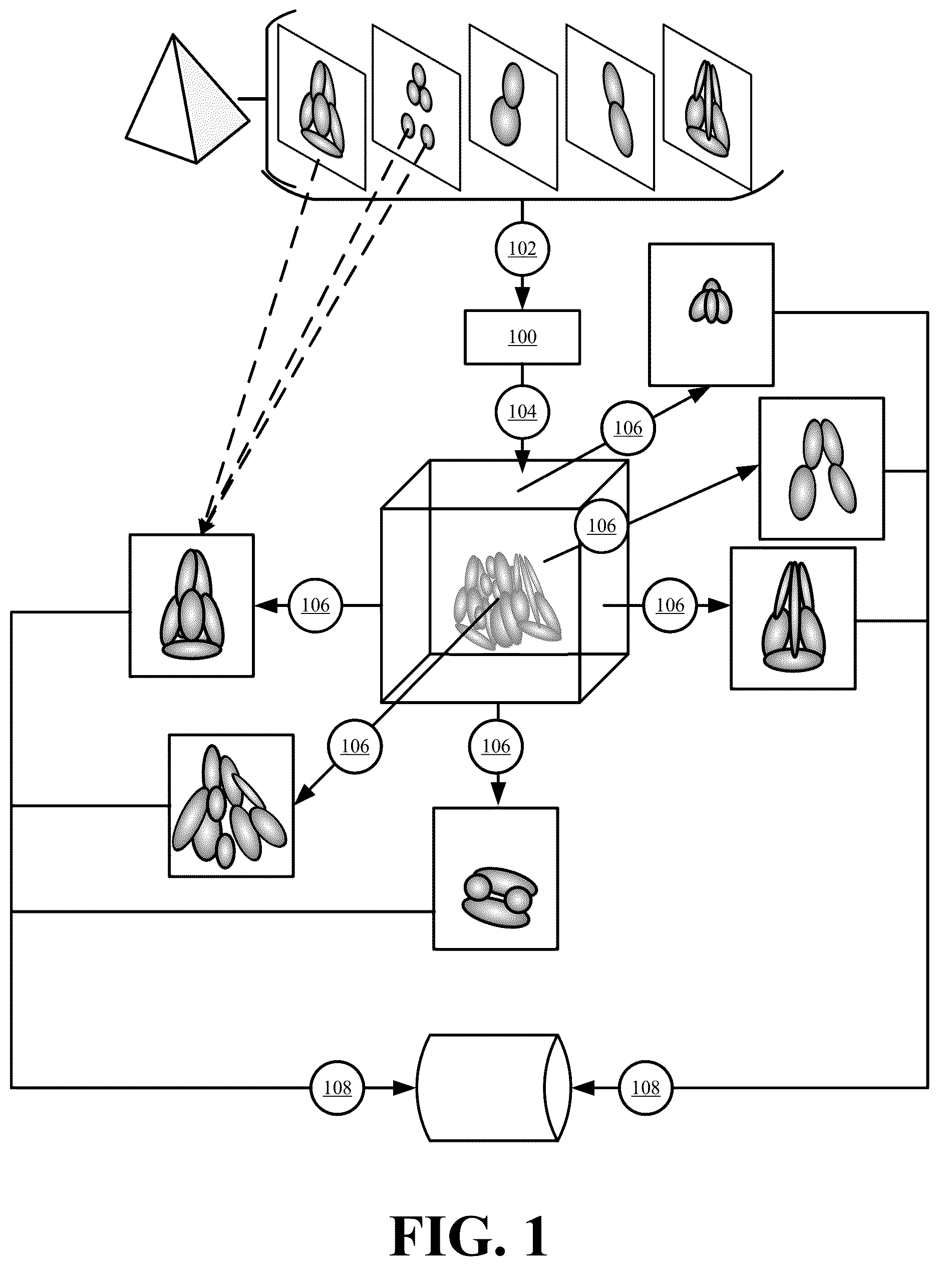 Patent US12614343 — Systems and methods for optimized streaming of three-dimensional content based on a pre-culled segmentation of the three-dimensional content — Figure 1