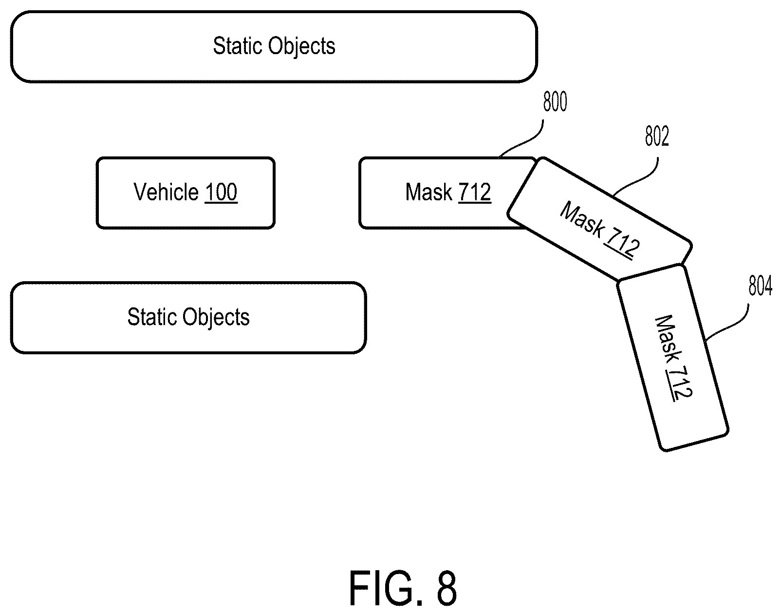 Patent US12614351 Figure 8 – Three-dimensional volumetric scene completion for multi-camera systems