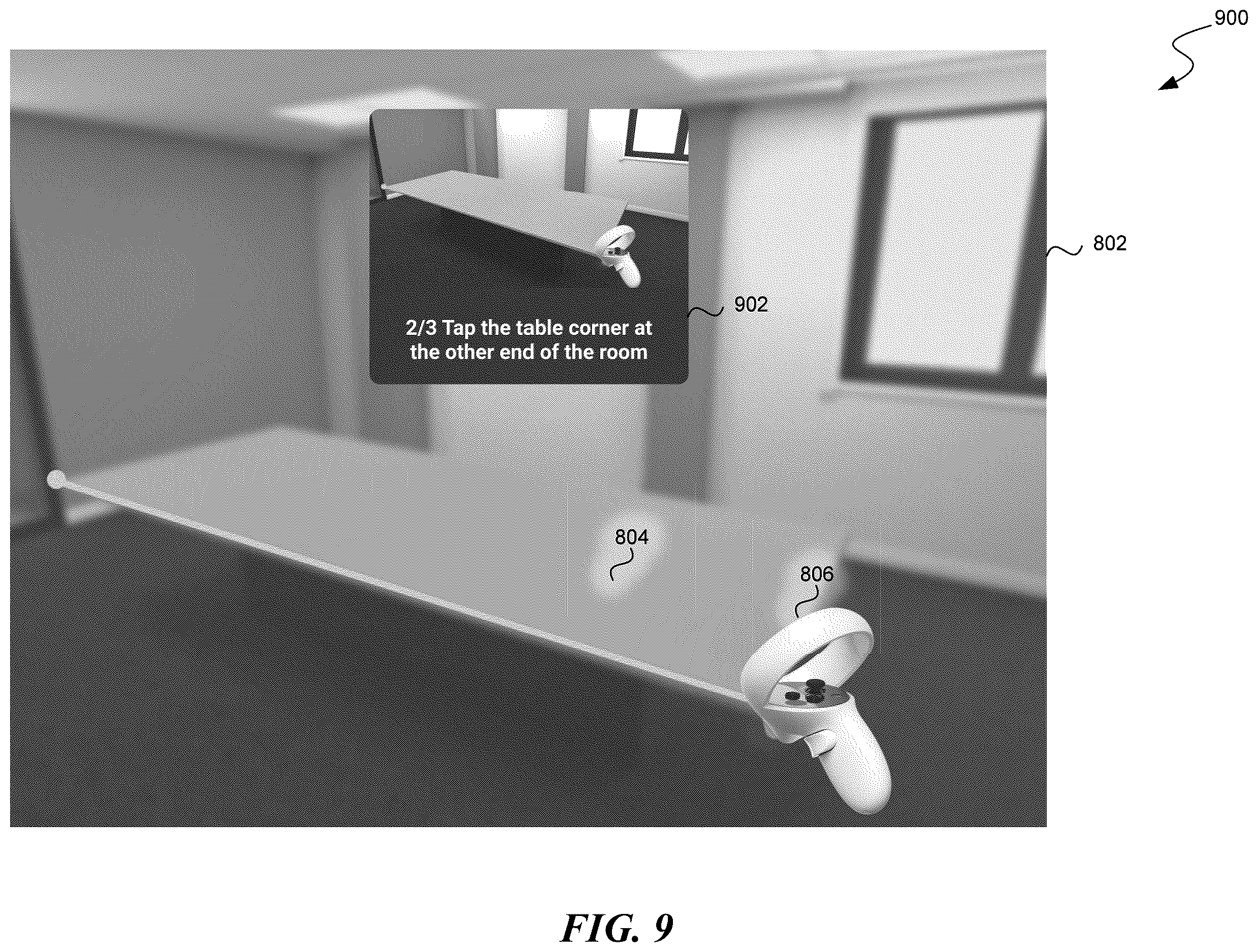 Patent US12614355 Figure 11 – Mapping a real-world room for a shared artificial reality environment