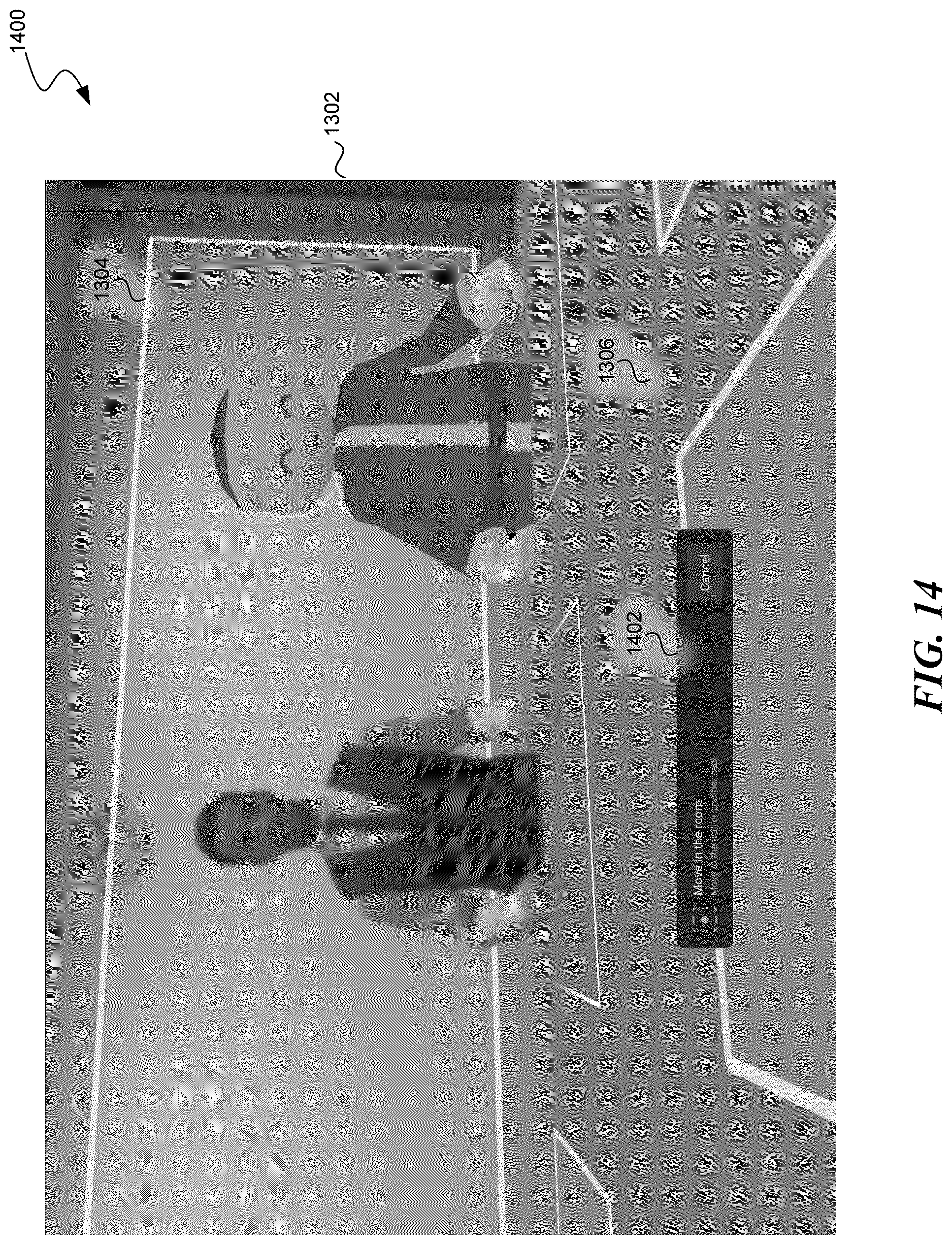 Patent US12614355 Figure 16 – Mapping a real-world room for a shared artificial reality environment