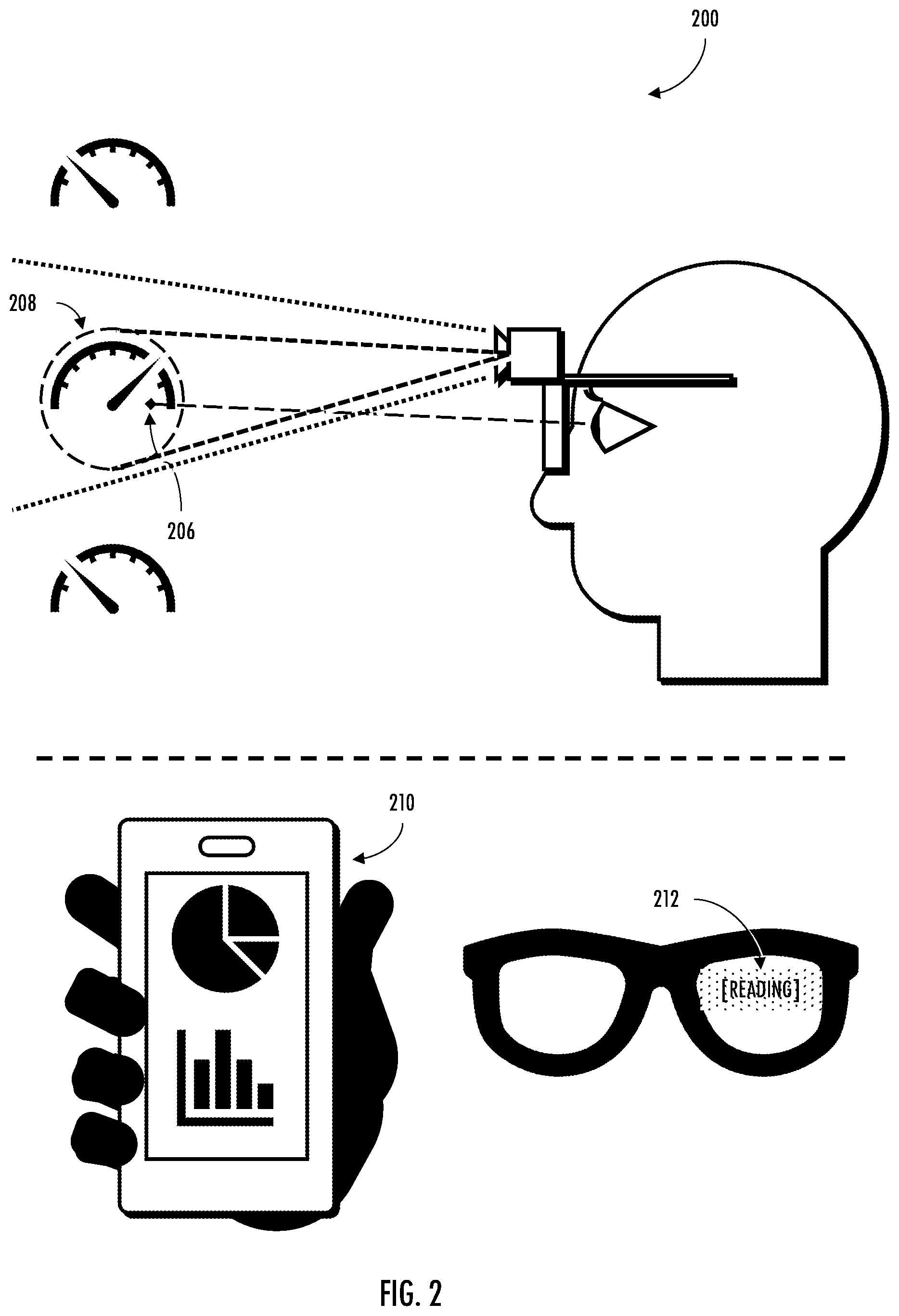 Patent US12614357 Figure 2 – Apparatus and methods for augmenting vision with region-of-interest based processing