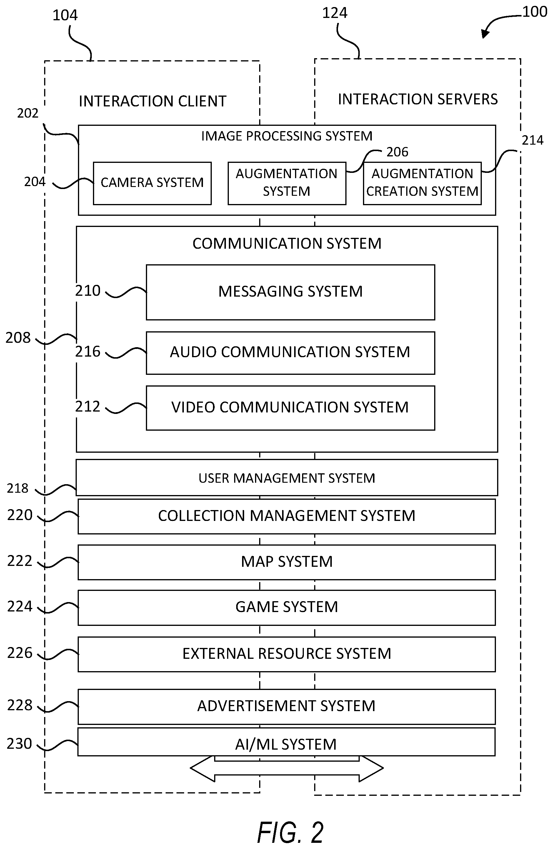Patent US12614359 Figure 2 – Stationary extended reality device