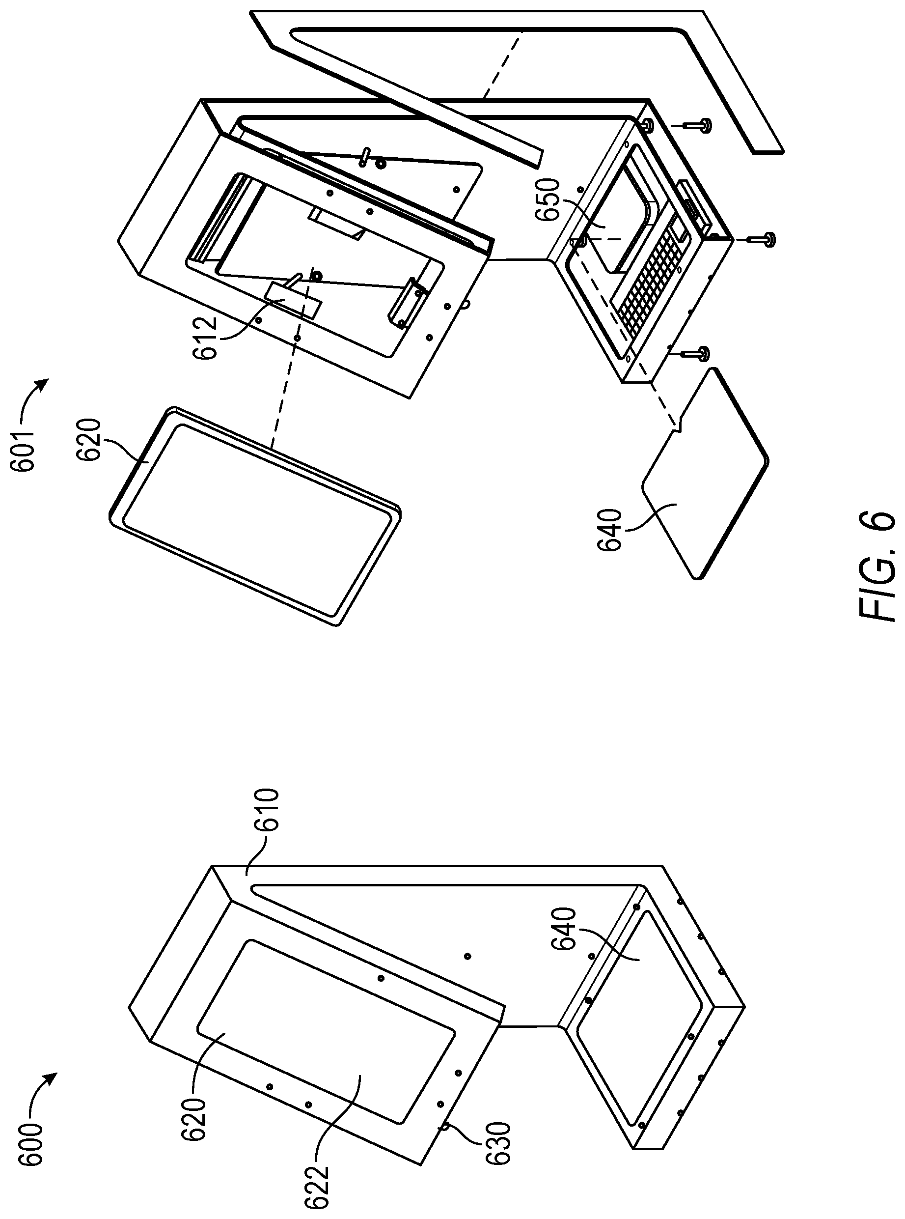 Patent US12614359 Figure 6 – Stationary extended reality device