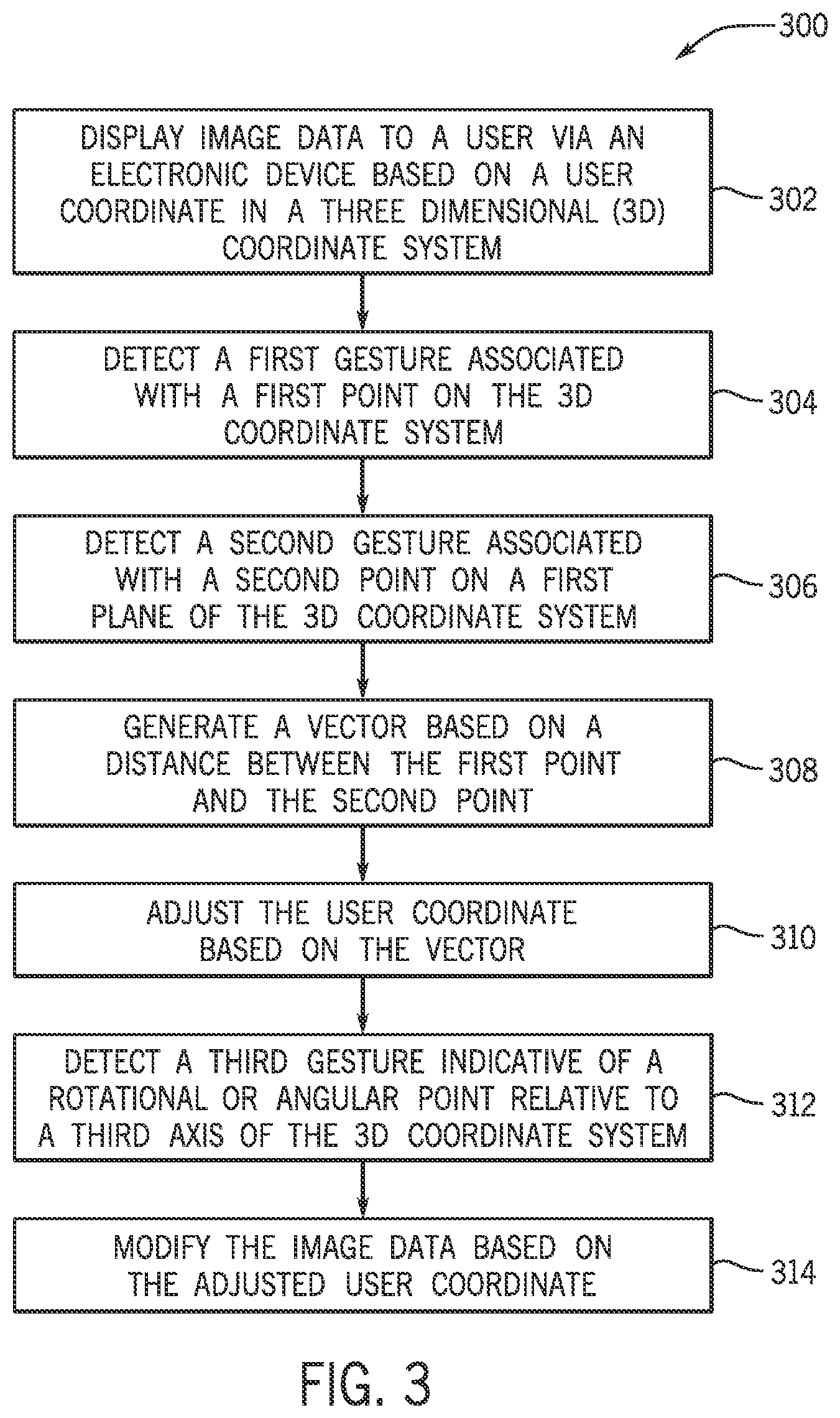 Patent US12614363 Figure 3 – Systems and methods for adjusting a user position in virtual reality