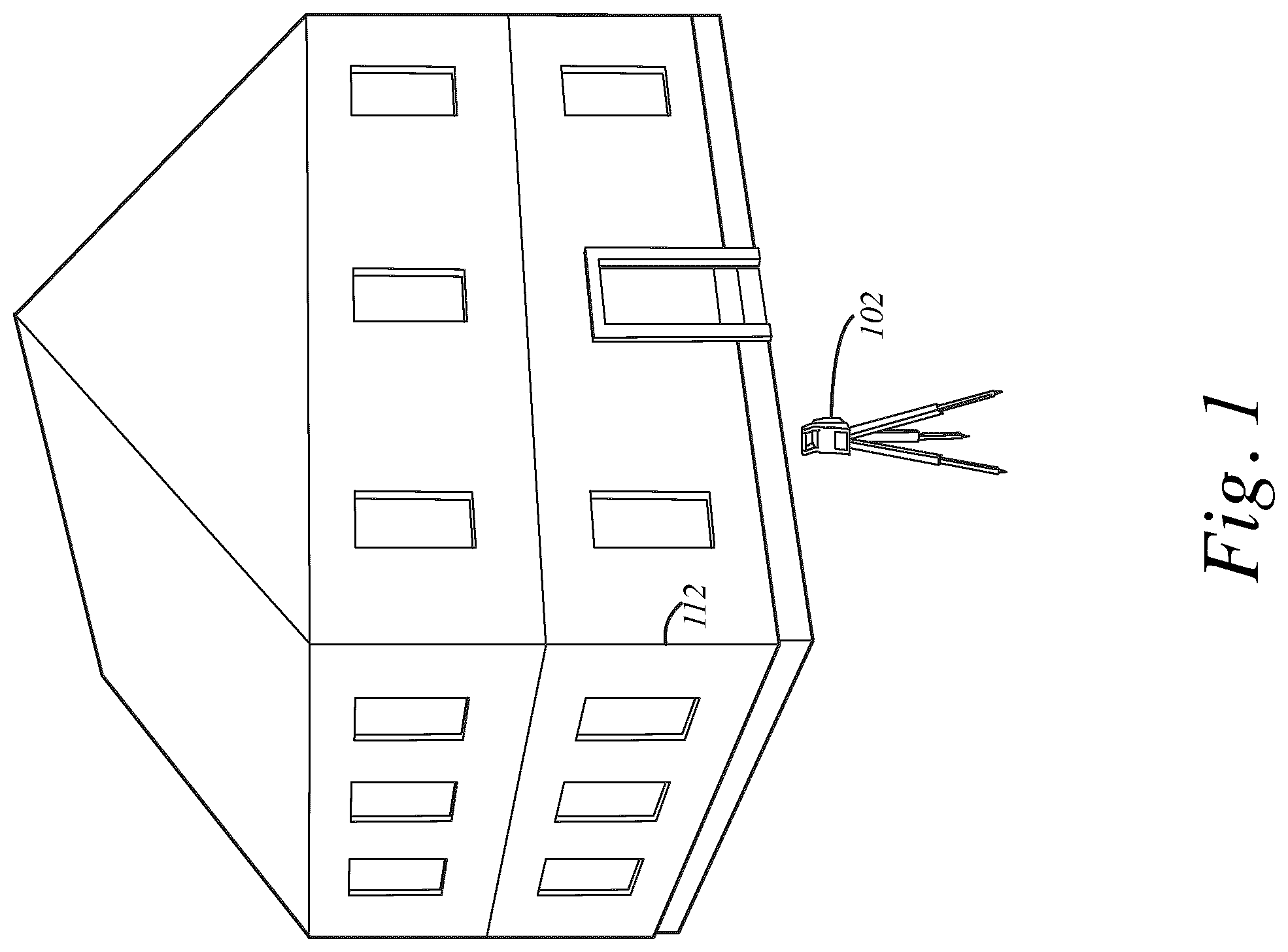 Patent US12614366 Figure 1 – Automatic point cloud building envelope segmentation (auto-CuBES) using machine learning