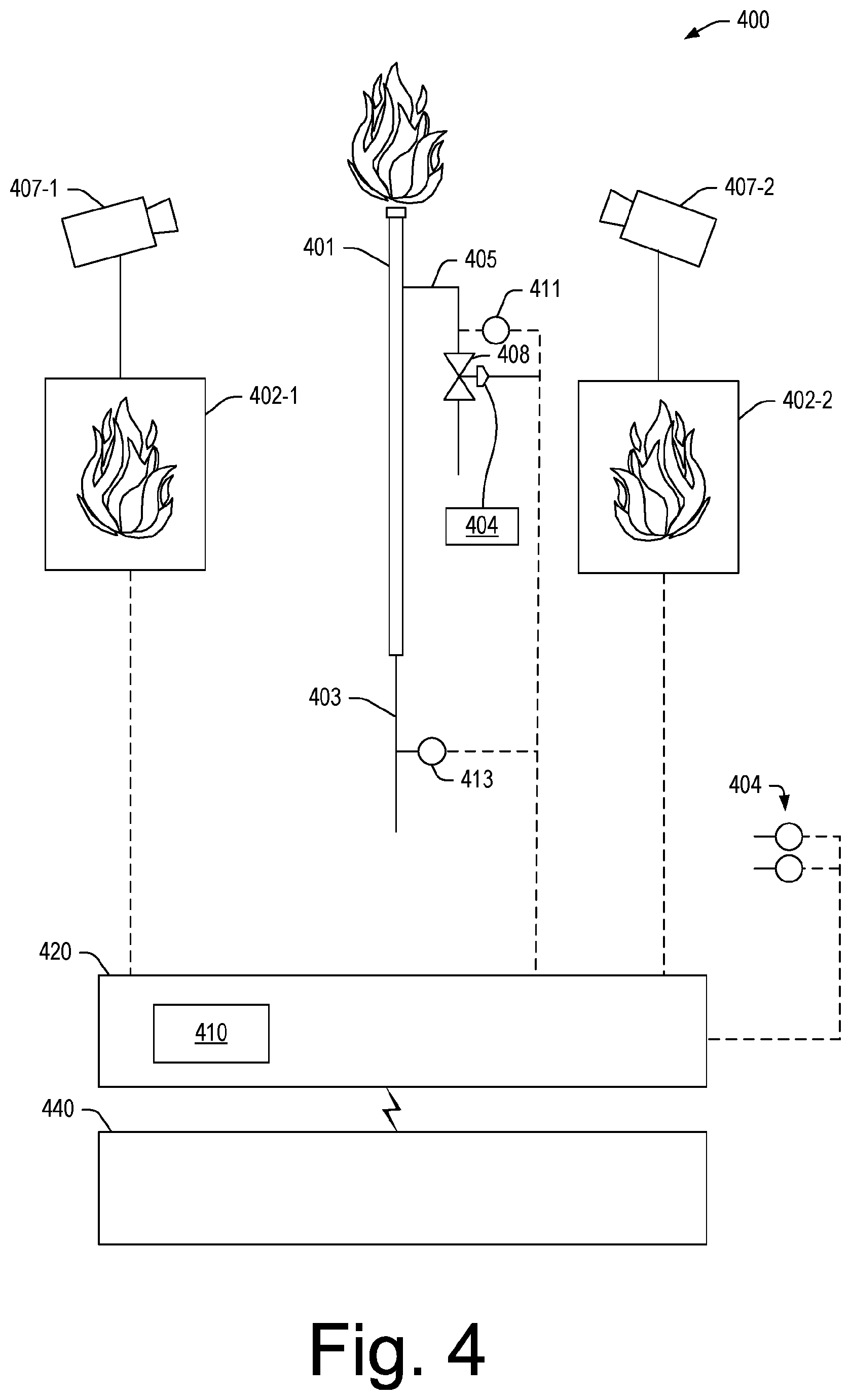 Patent US12614384 Figure 4 – Unlit flare detection using satellite images
