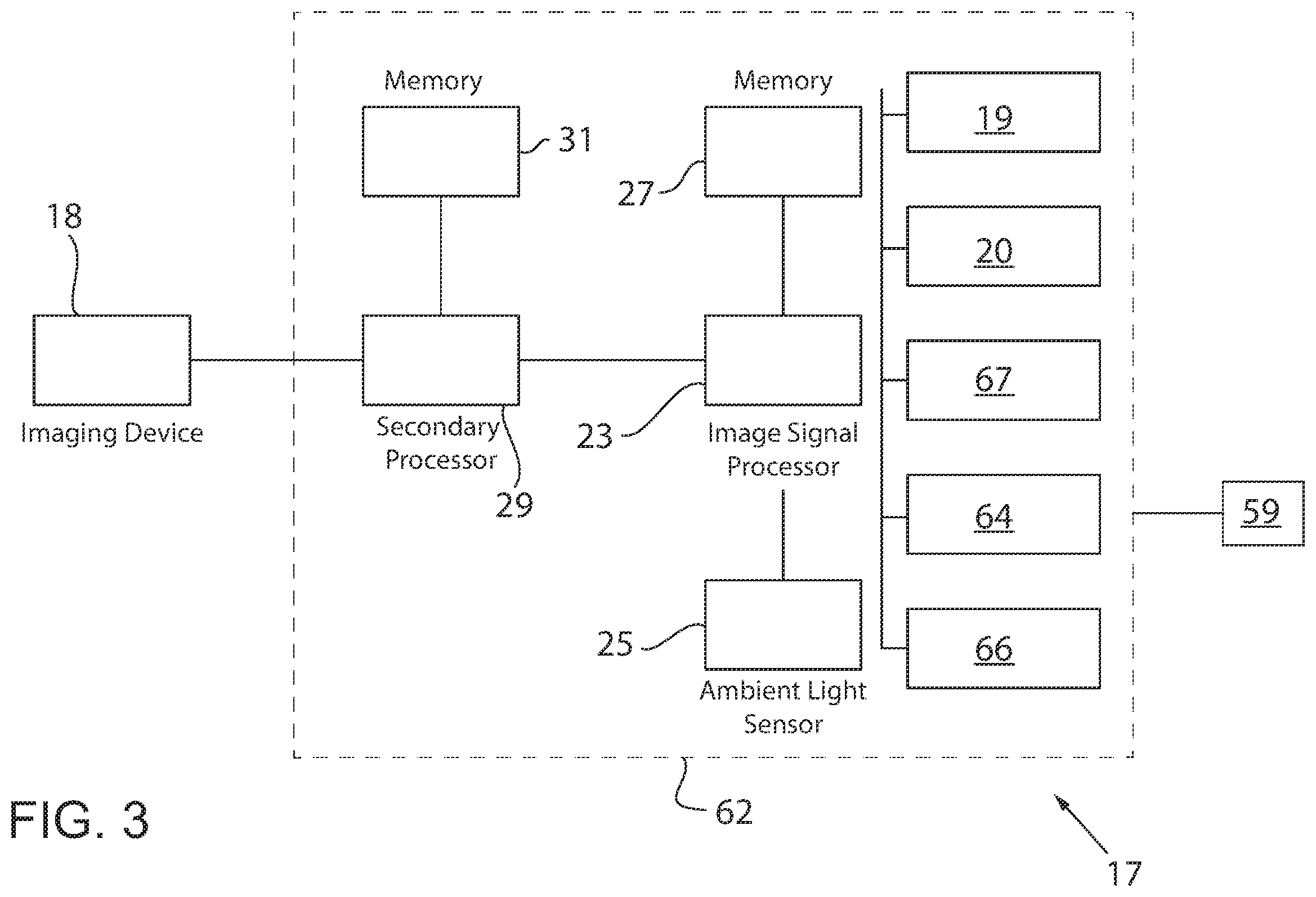 Patent US12614388 Figure 3 – Image convergence in a smart security camera system with a secondary processor