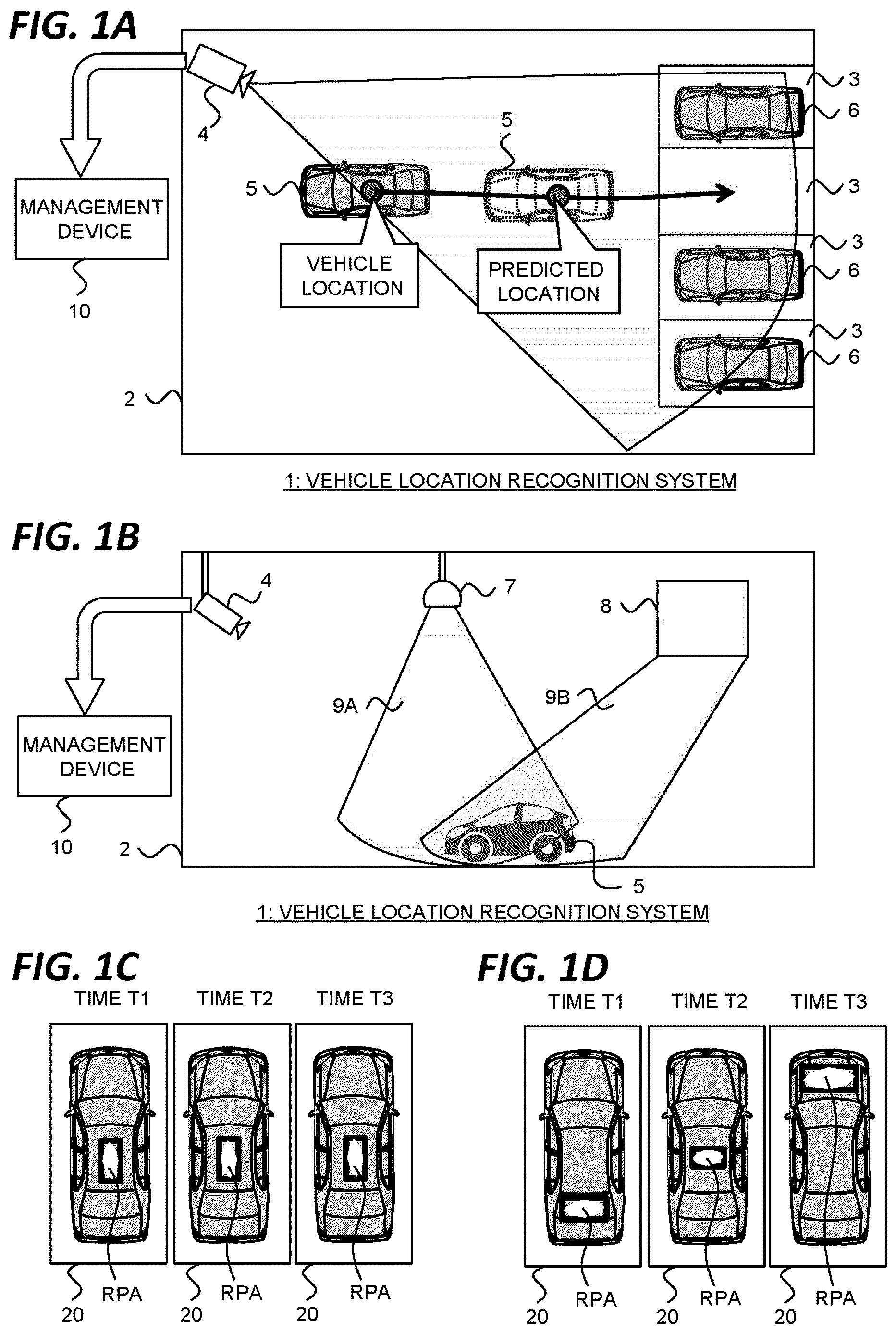 Patent US12614390 — Vehicle location recognition system and vehicle location recognition method — Figure 1